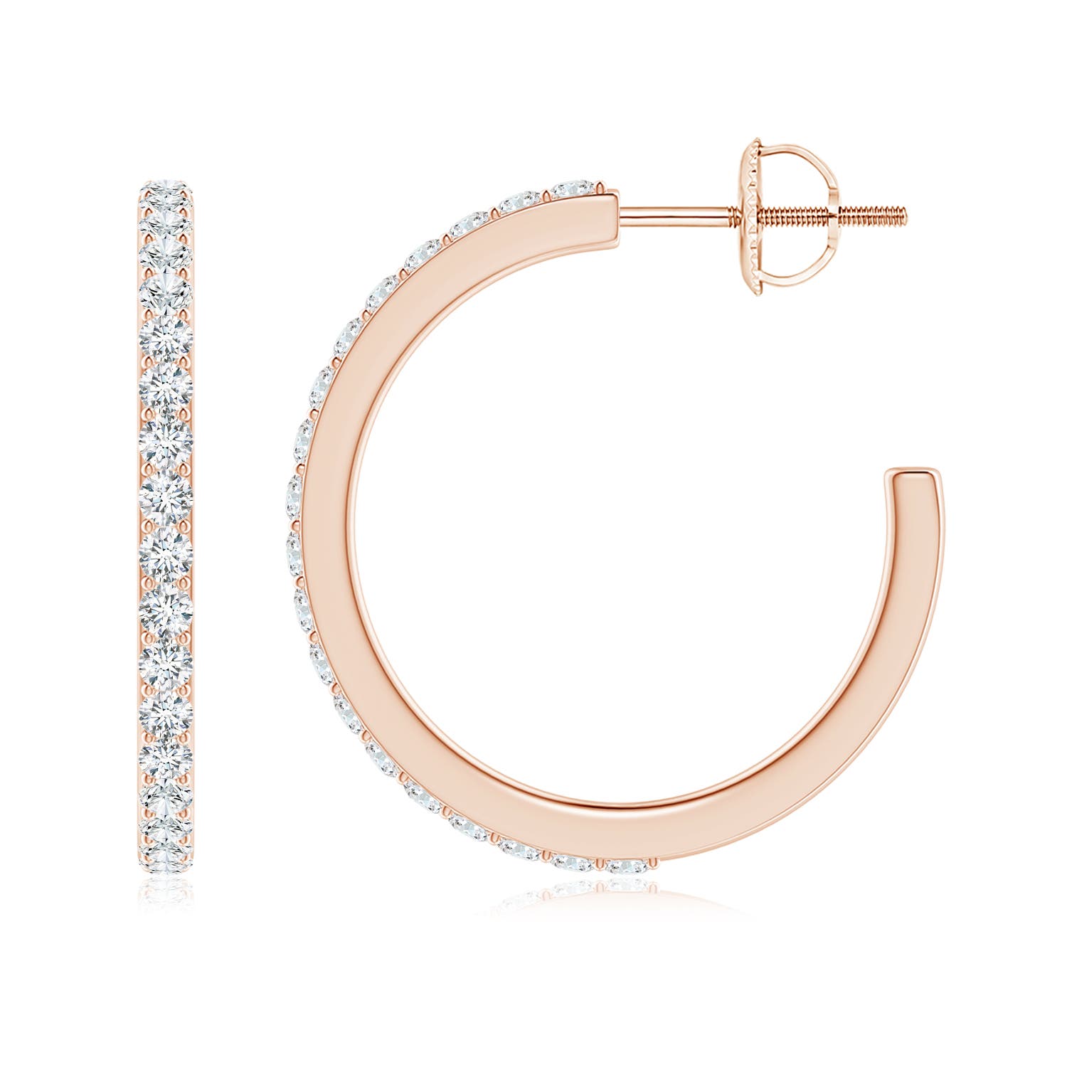 G, VS2 / 0.87 CT / 14 KT Rose Gold