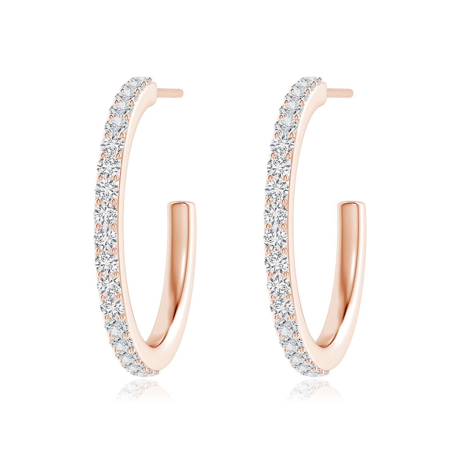 H, SI2 / 0.87 CT / 14 KT Rose Gold