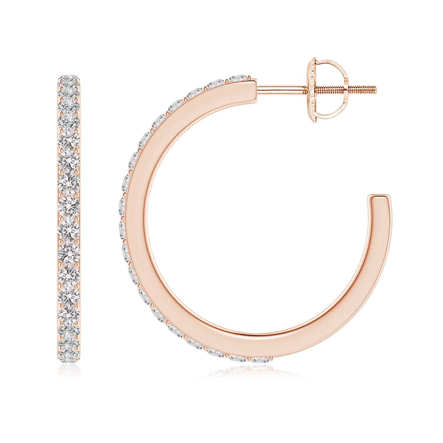 I-J, I1-I2 / 0.87 CT / 14 KT Rose Gold