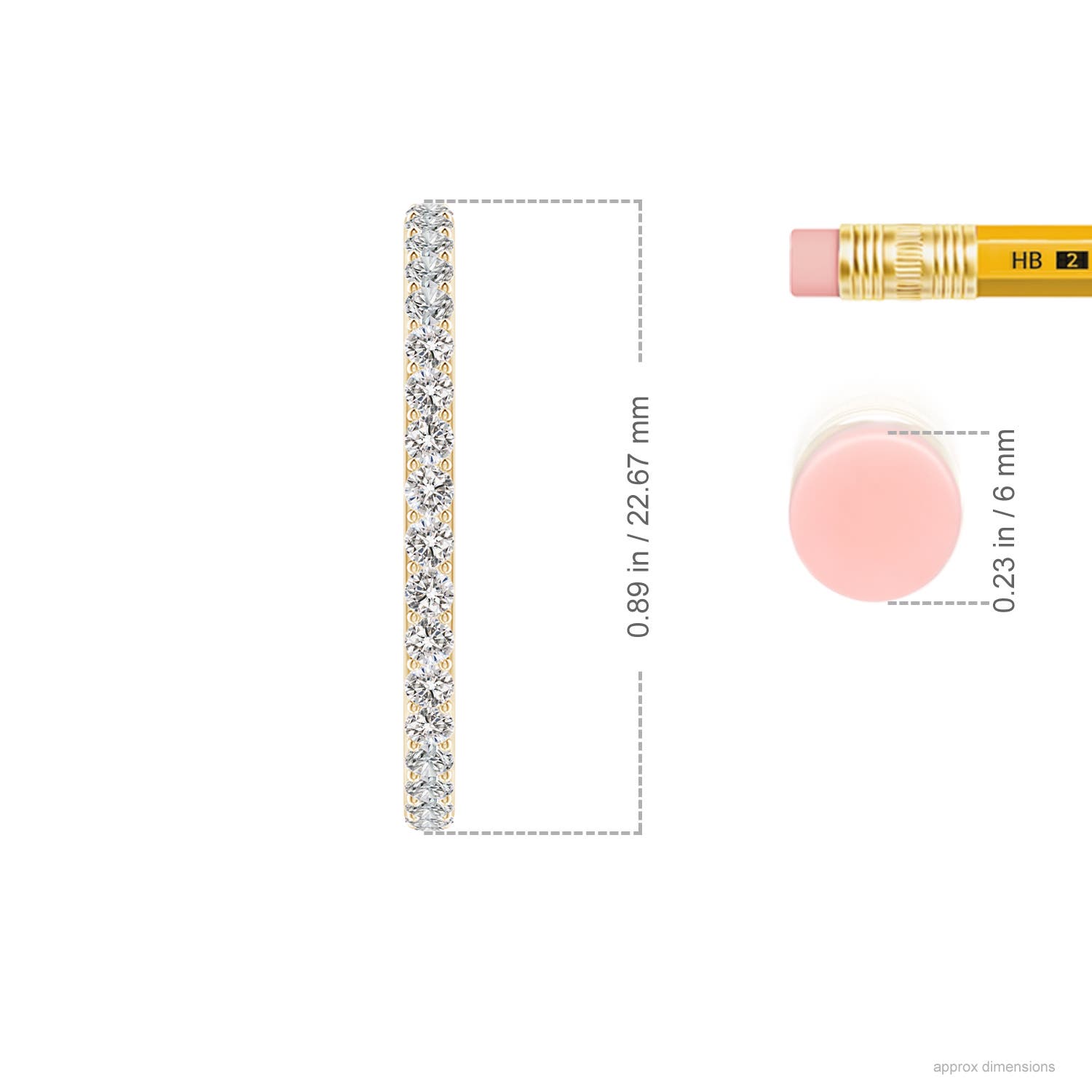 I-J, I1-I2 / 0.87 CT / 14 KT Yellow Gold