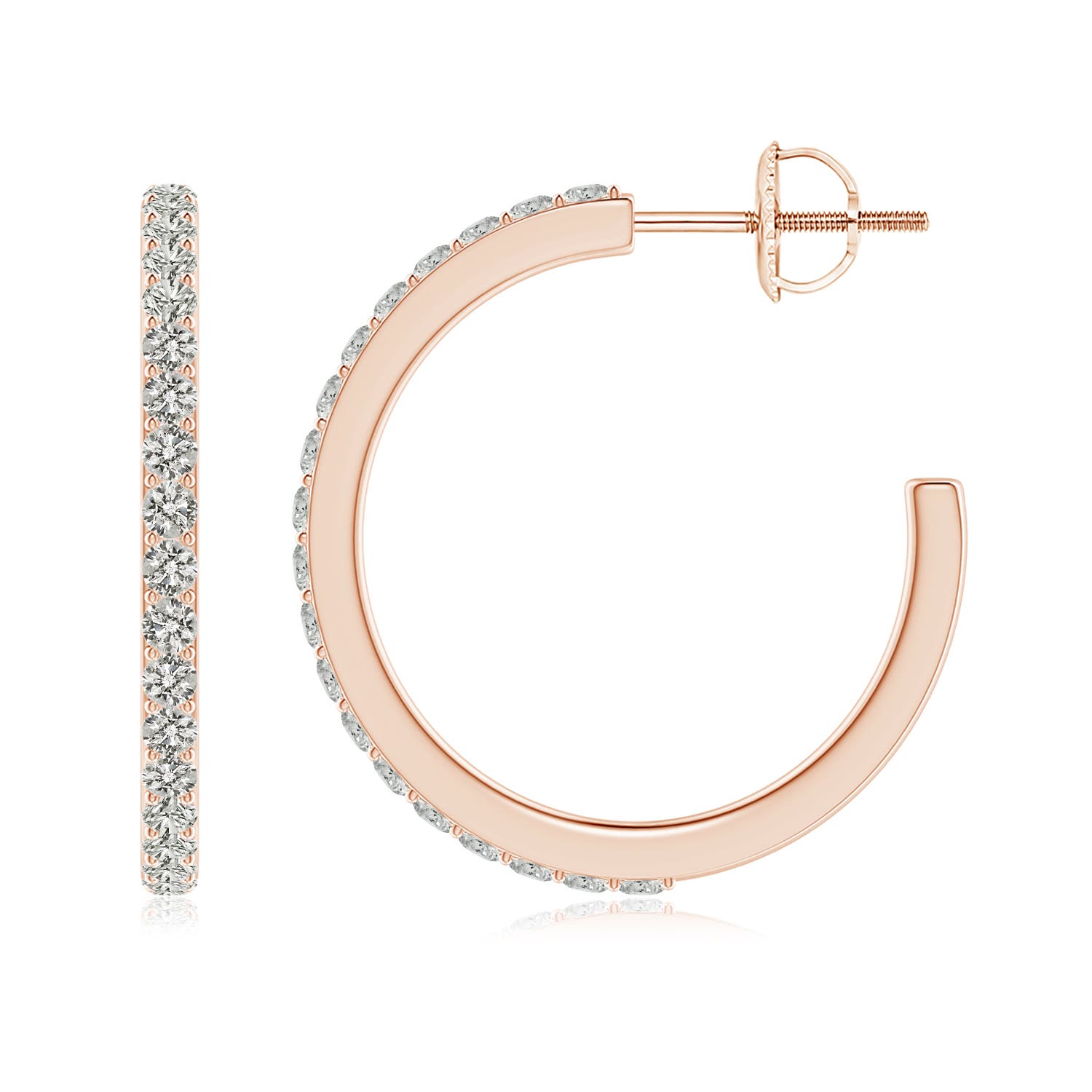 K, I3 / 0.87 CT / 14 KT Rose Gold