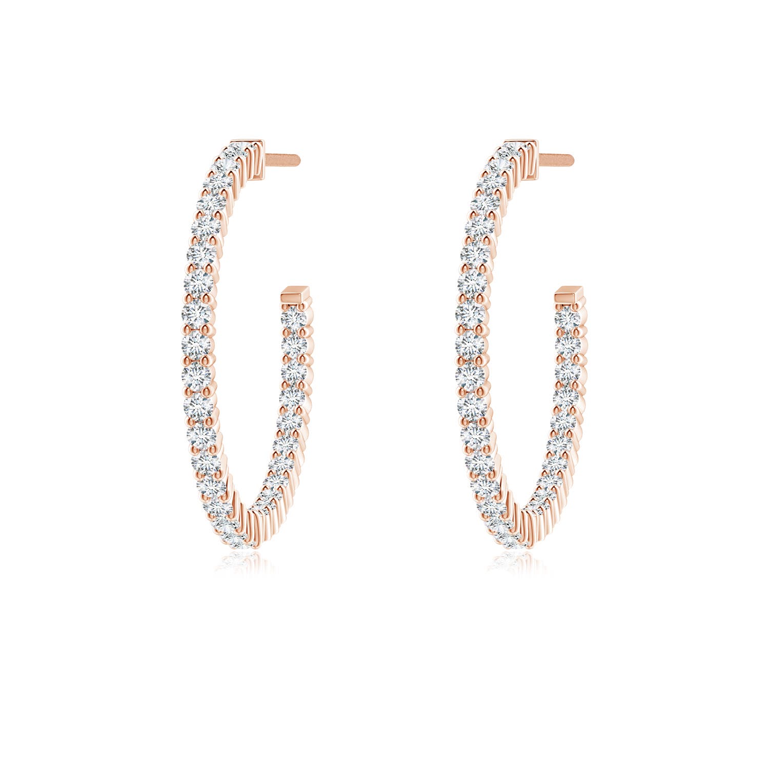 G, VS2 / 0.74 CT / 14 KT Rose Gold