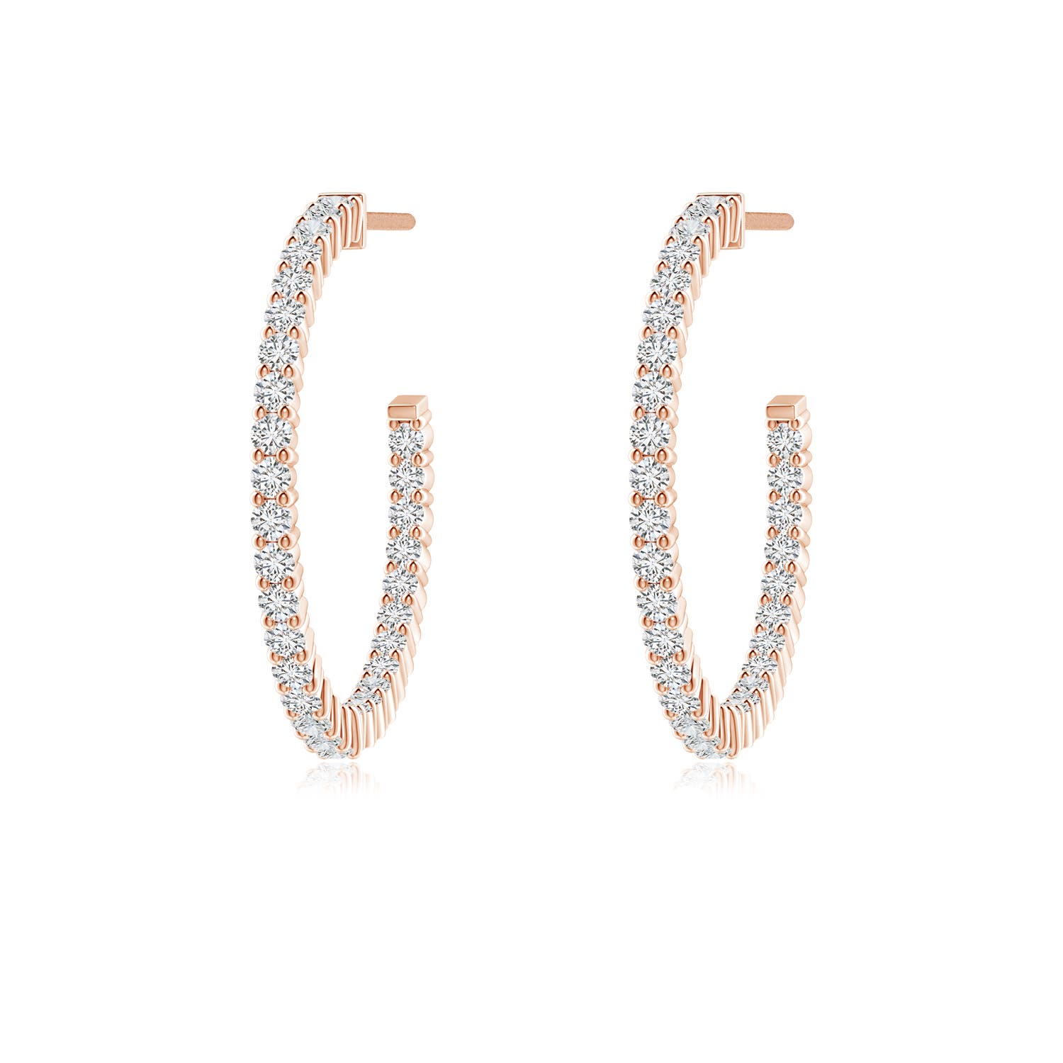 H, SI2 / 0.74 CT / 14 KT Rose Gold