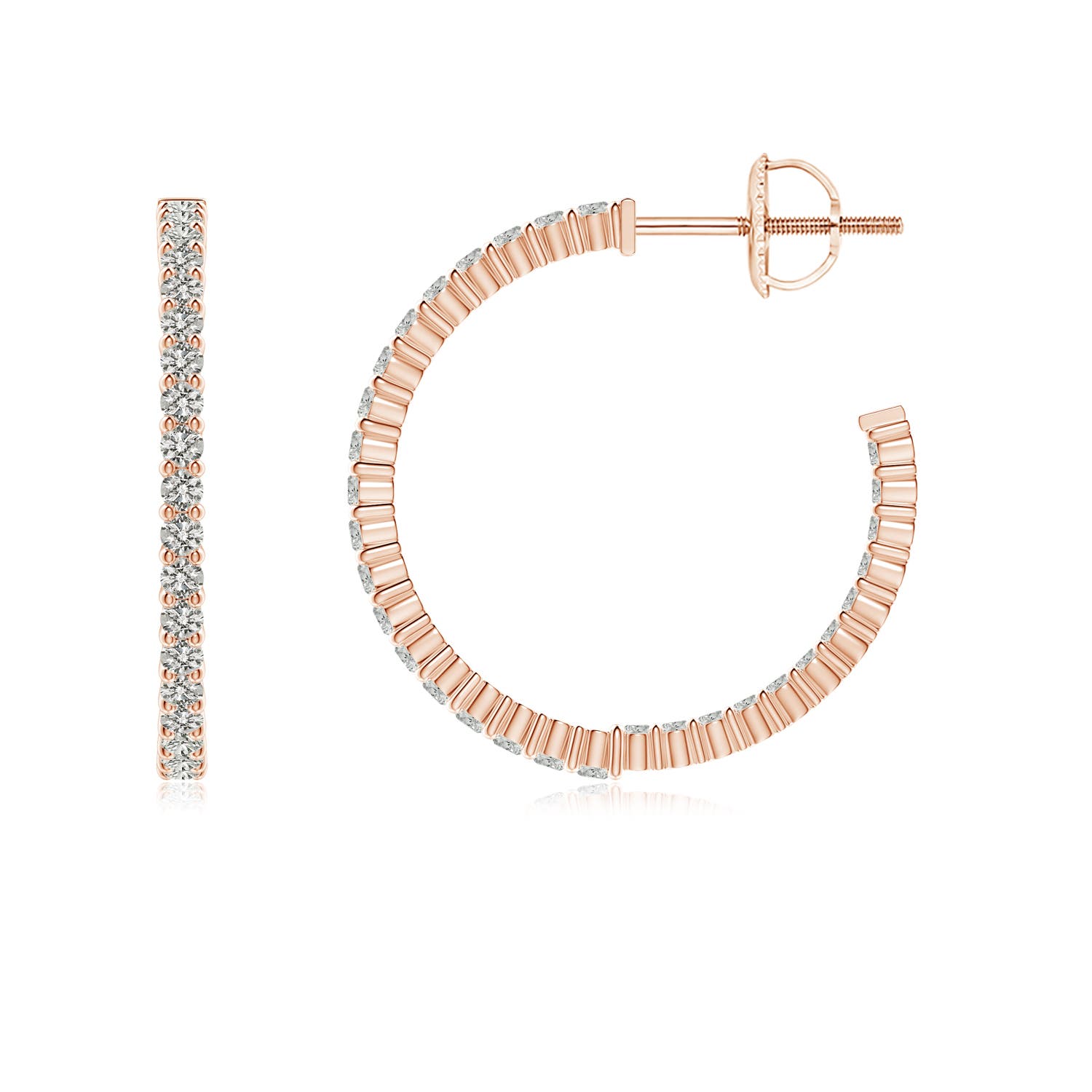 K, I3 / 0.74 CT / 14 KT Rose Gold