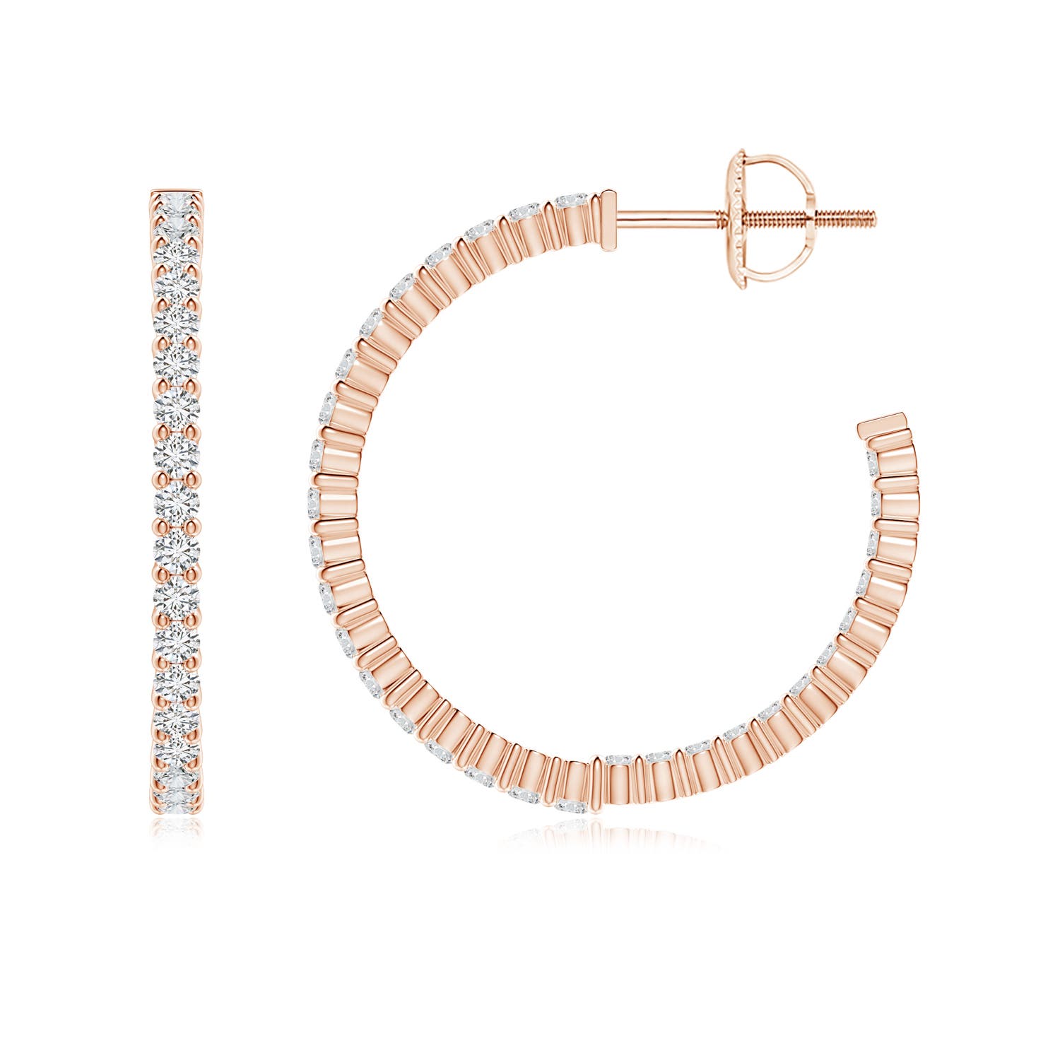 H, SI2 / 0.99 CT / 14 KT Rose Gold