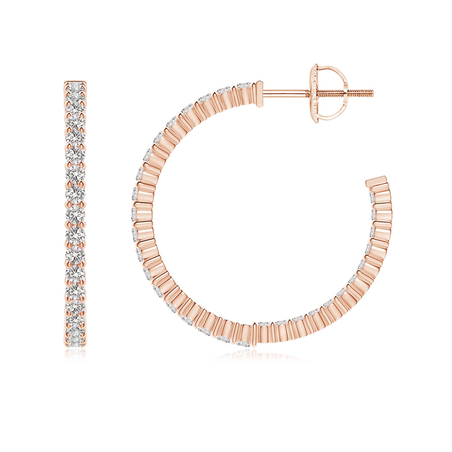 I-J, I1-I2 / 0.99 CT / 14 KT Rose Gold