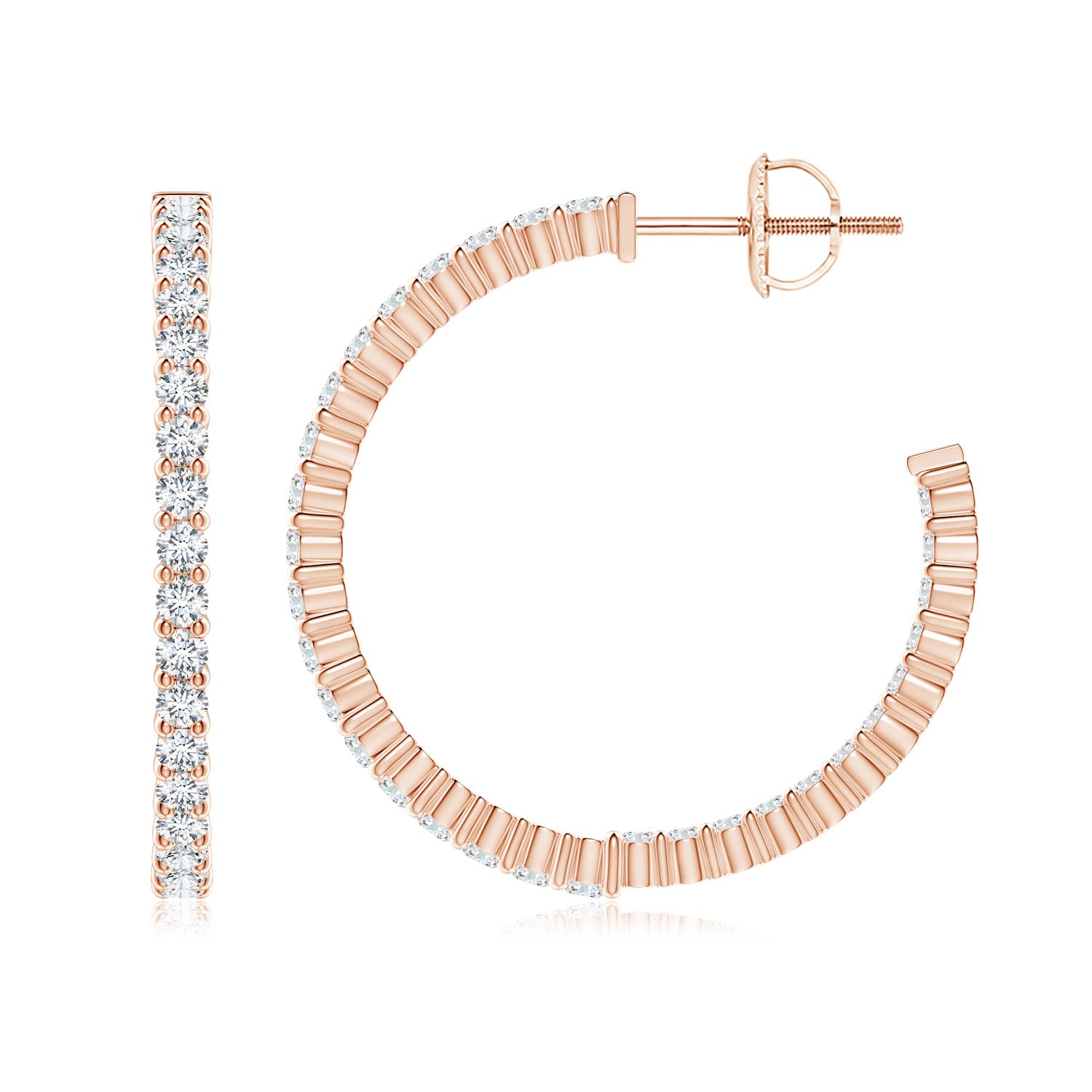 G, VS2 / 1.27 CT / 14 KT Rose Gold