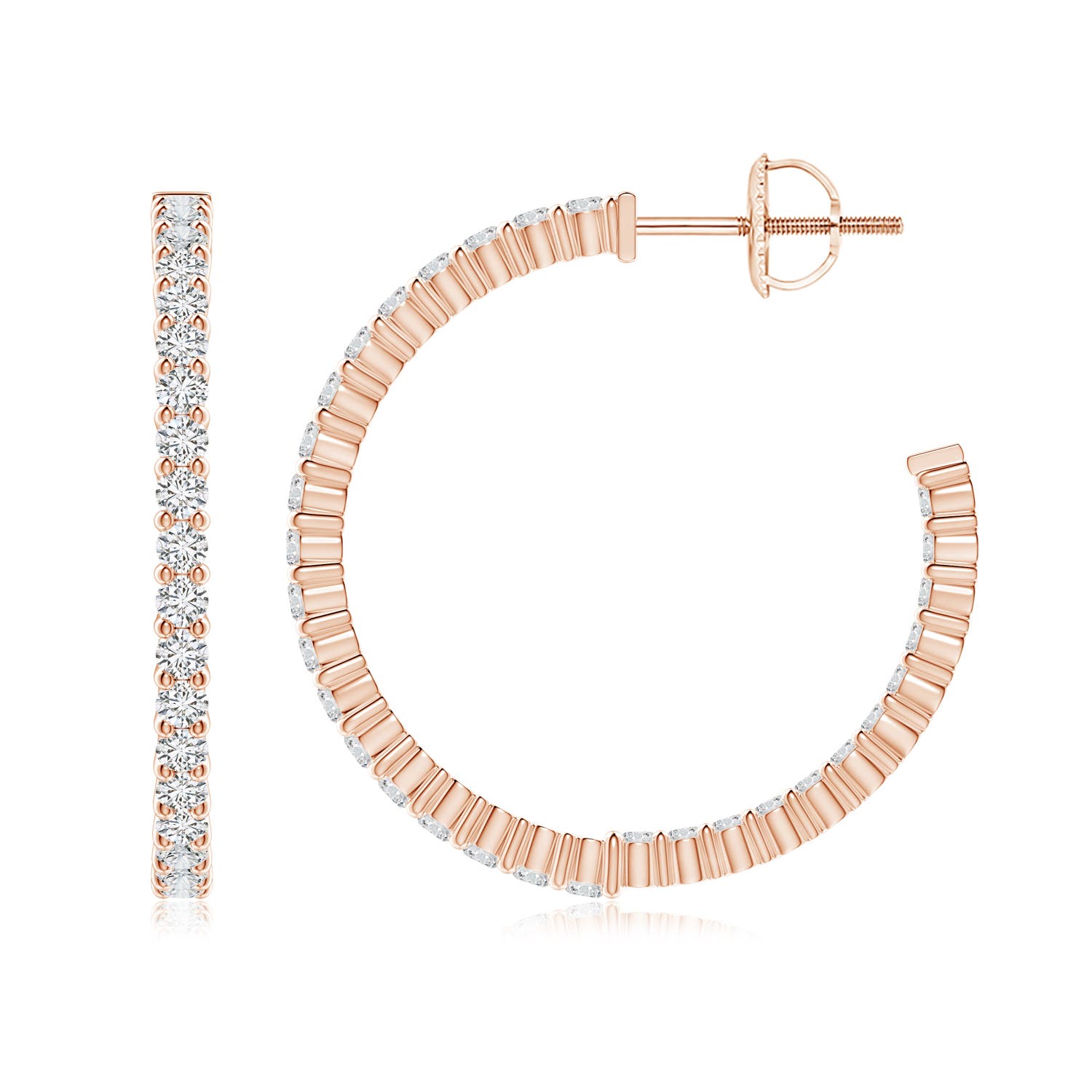 H, SI2 / 1.27 CT / 14 KT Rose Gold