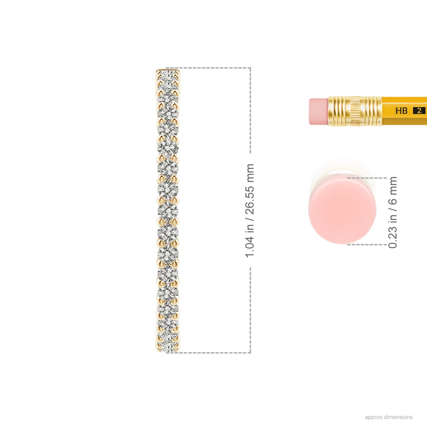 K, I3 / 1.27 CT / 14 KT Yellow Gold