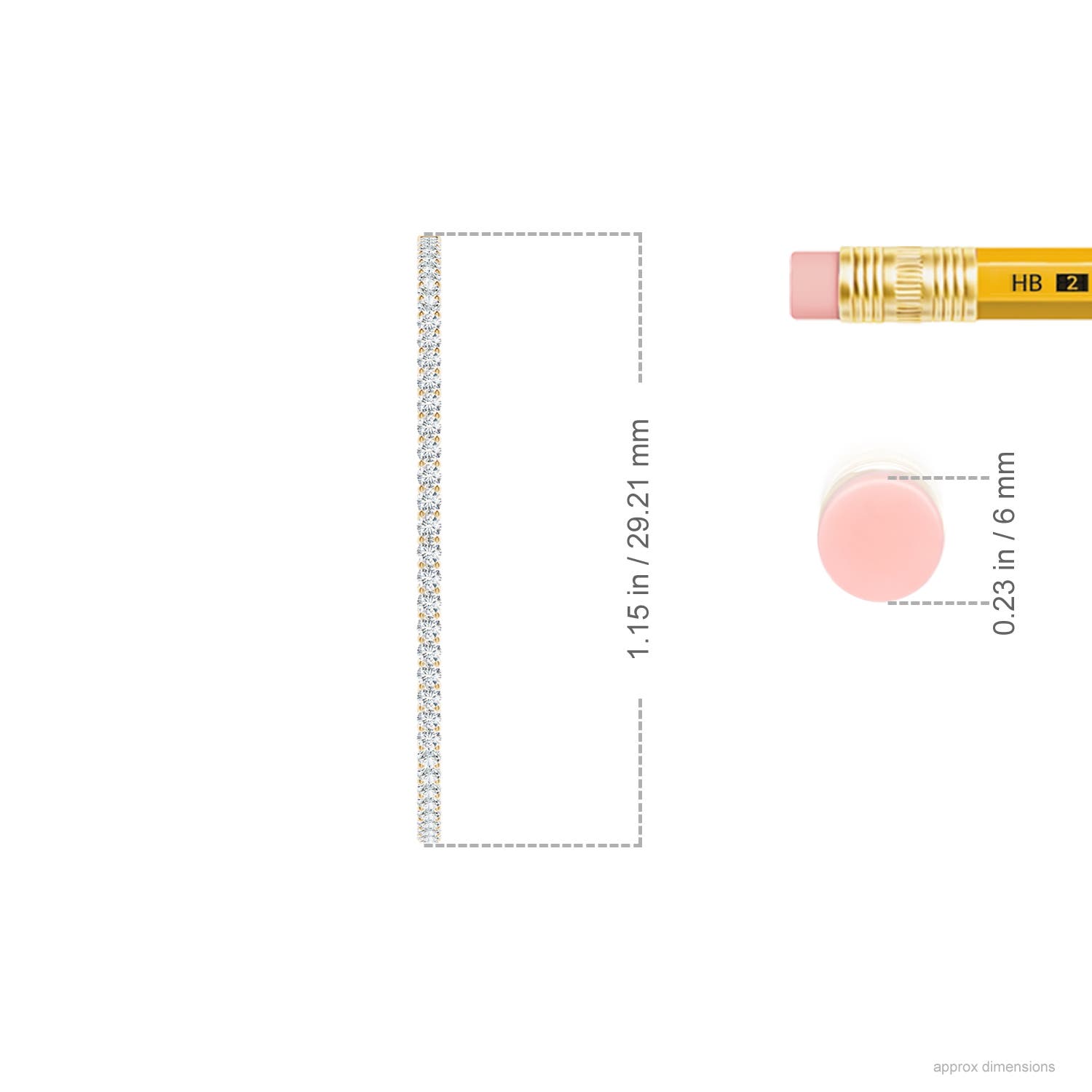 G, VS2 / 0.74 CT / 14 KT Yellow Gold