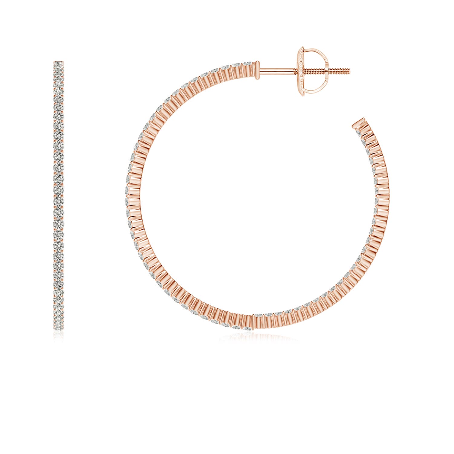 K, I3 / 0.74 CT / 14 KT Rose Gold