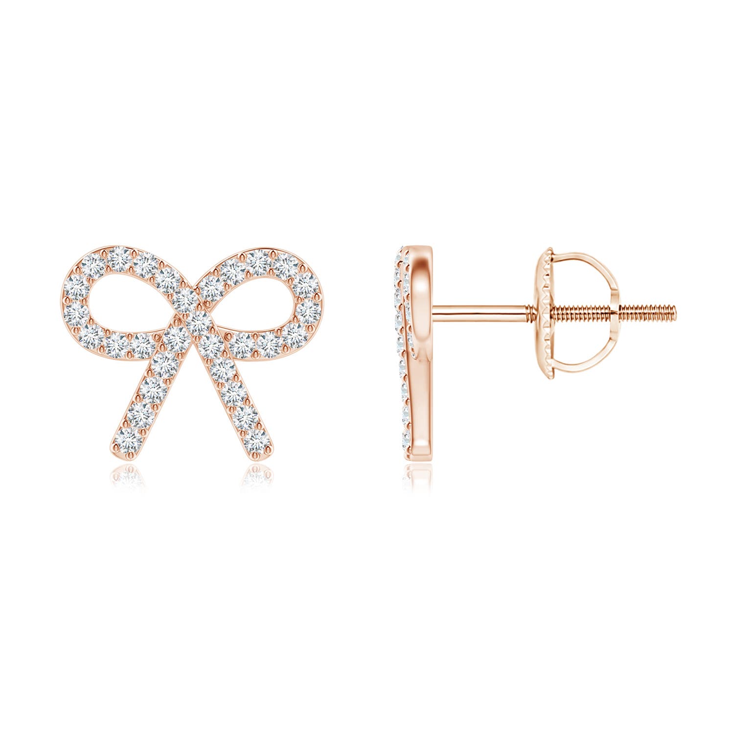 G, VS2 / 0.36 CT / 14 KT Rose Gold