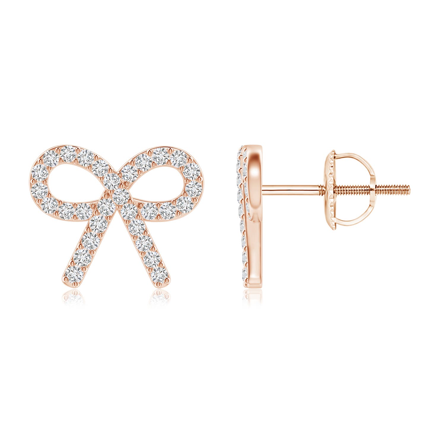 H, SI2 / 0.38 CT / 14 KT Rose Gold