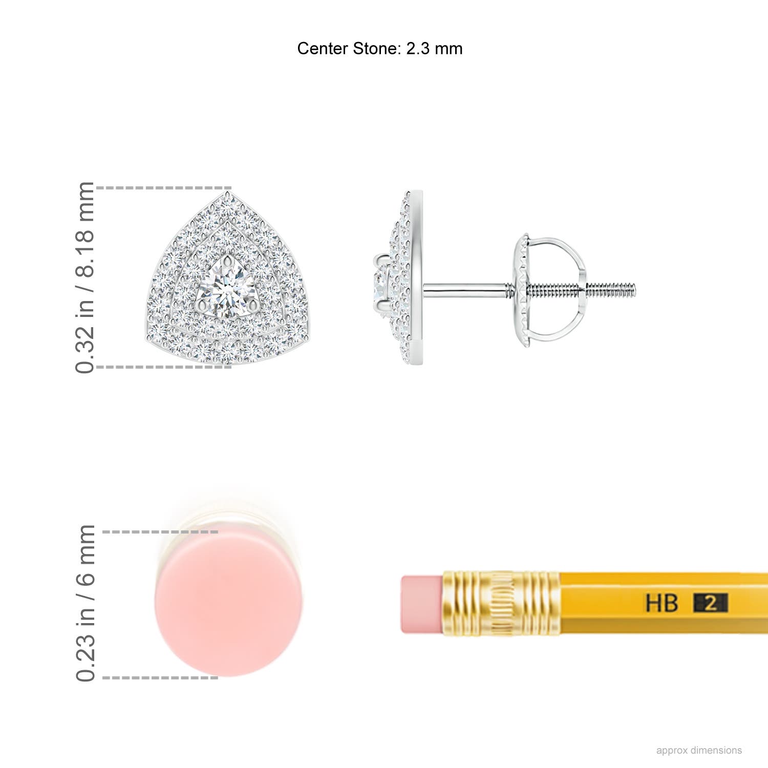 G, VS2 / 0.4 CT / 14 KT White Gold