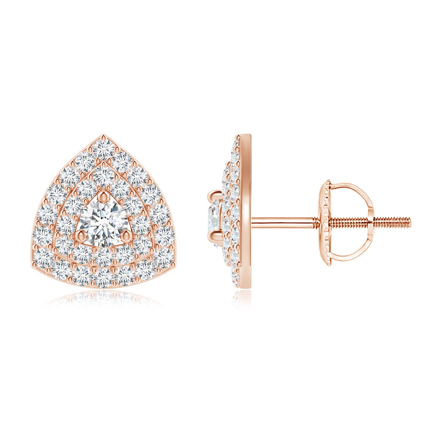 G, VS2 / 0.61 CT / 14 KT Rose Gold