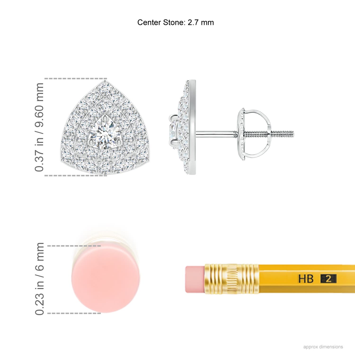 G, VS2 / 0.61 CT / 14 KT White Gold