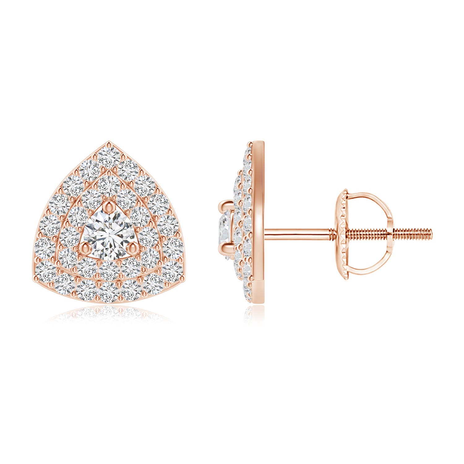 H, SI2 / 0.61 CT / 14 KT Rose Gold