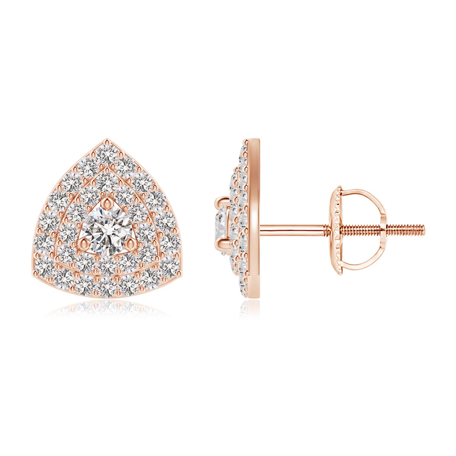 I-J, I1-I2 / 0.61 CT / 14 KT Rose Gold