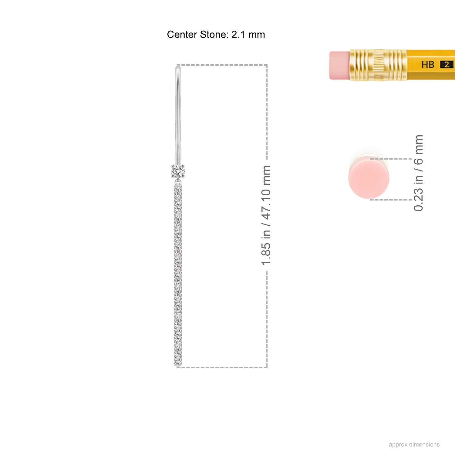 I-J, I1-I2 / 0.34 CT / 14 KT White Gold