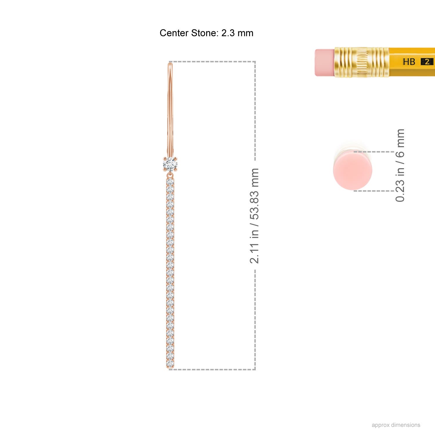 G, VS2 / 0.49 CT / 14 KT Rose Gold