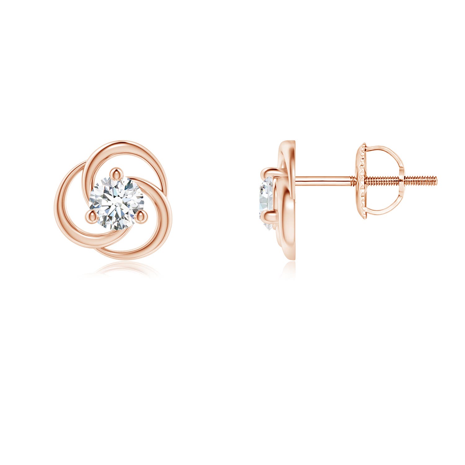 G, VS2 / 0.32 CT / 14 KT Rose Gold