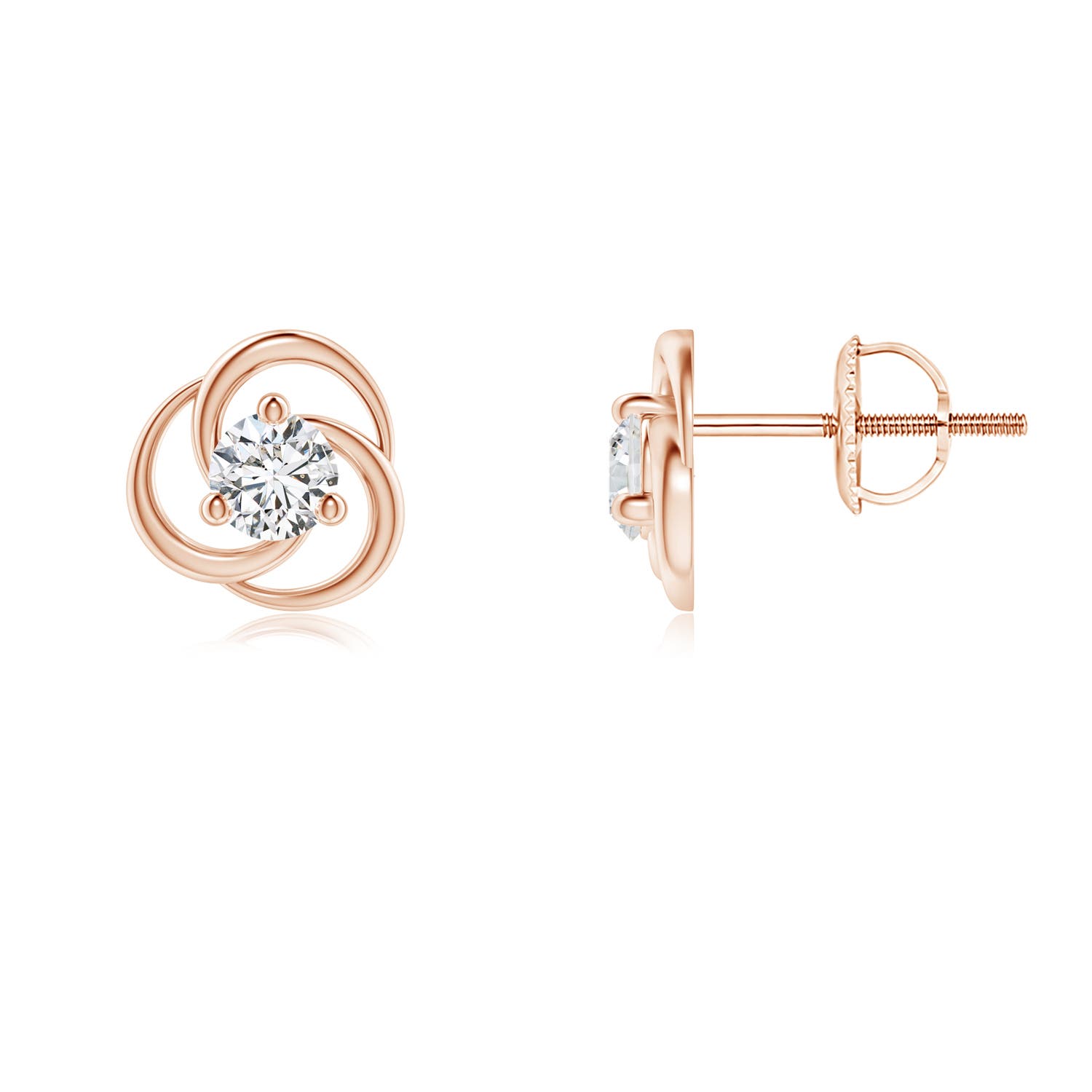 H, SI2 / 0.32 CT / 14 KT Rose Gold