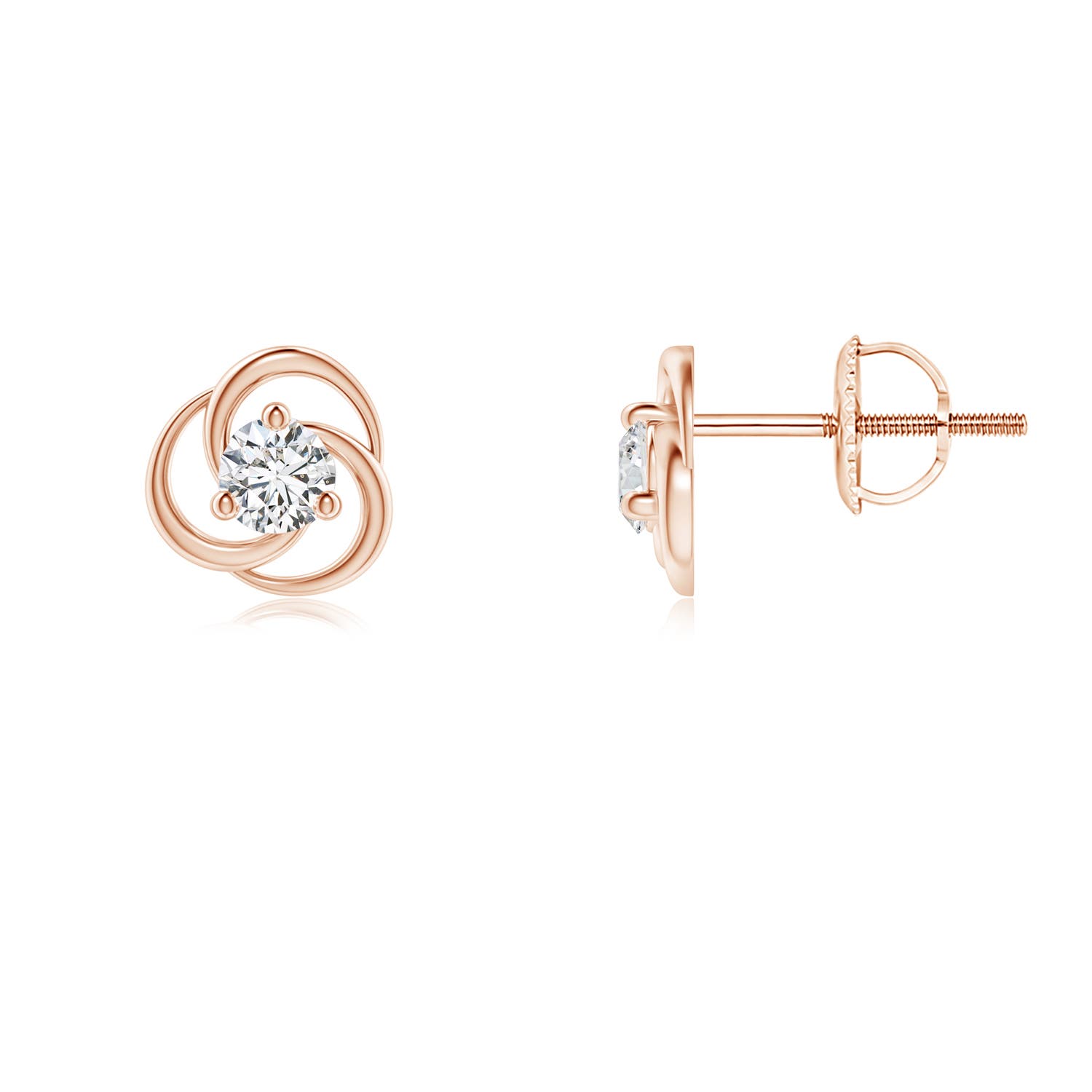 H, SI2 / 0.21 CT / 14 KT Rose Gold