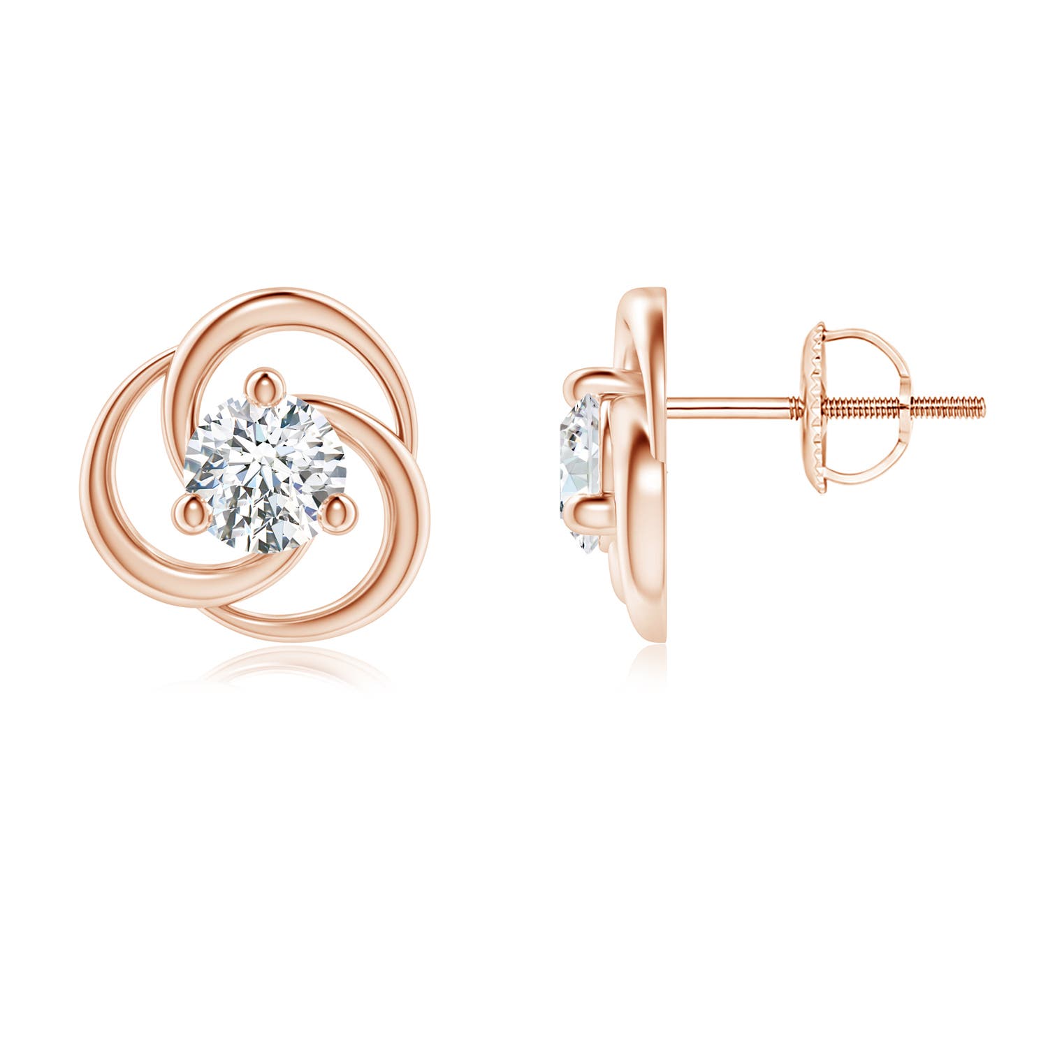 G, VS2 / 0.76 CT / 14 KT Rose Gold