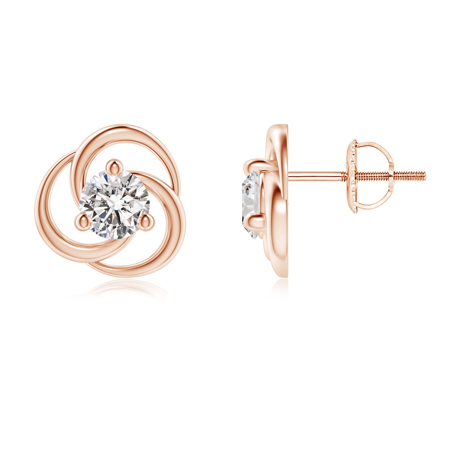 I-J, I1-I2 / 0.76 CT / 14 KT Rose Gold