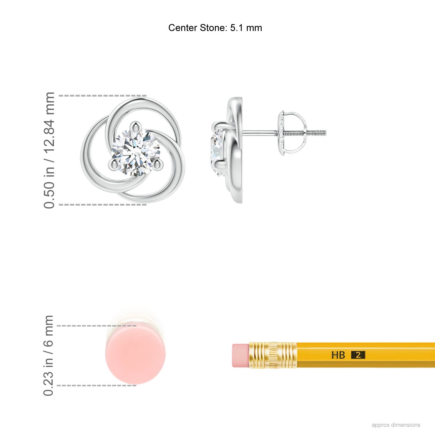 F-G, VS / 1 CT / 14 KT White Gold