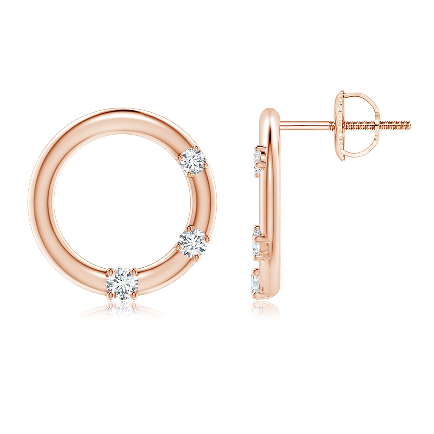 G, VS2 / 0.24 CT / 14 KT Rose Gold