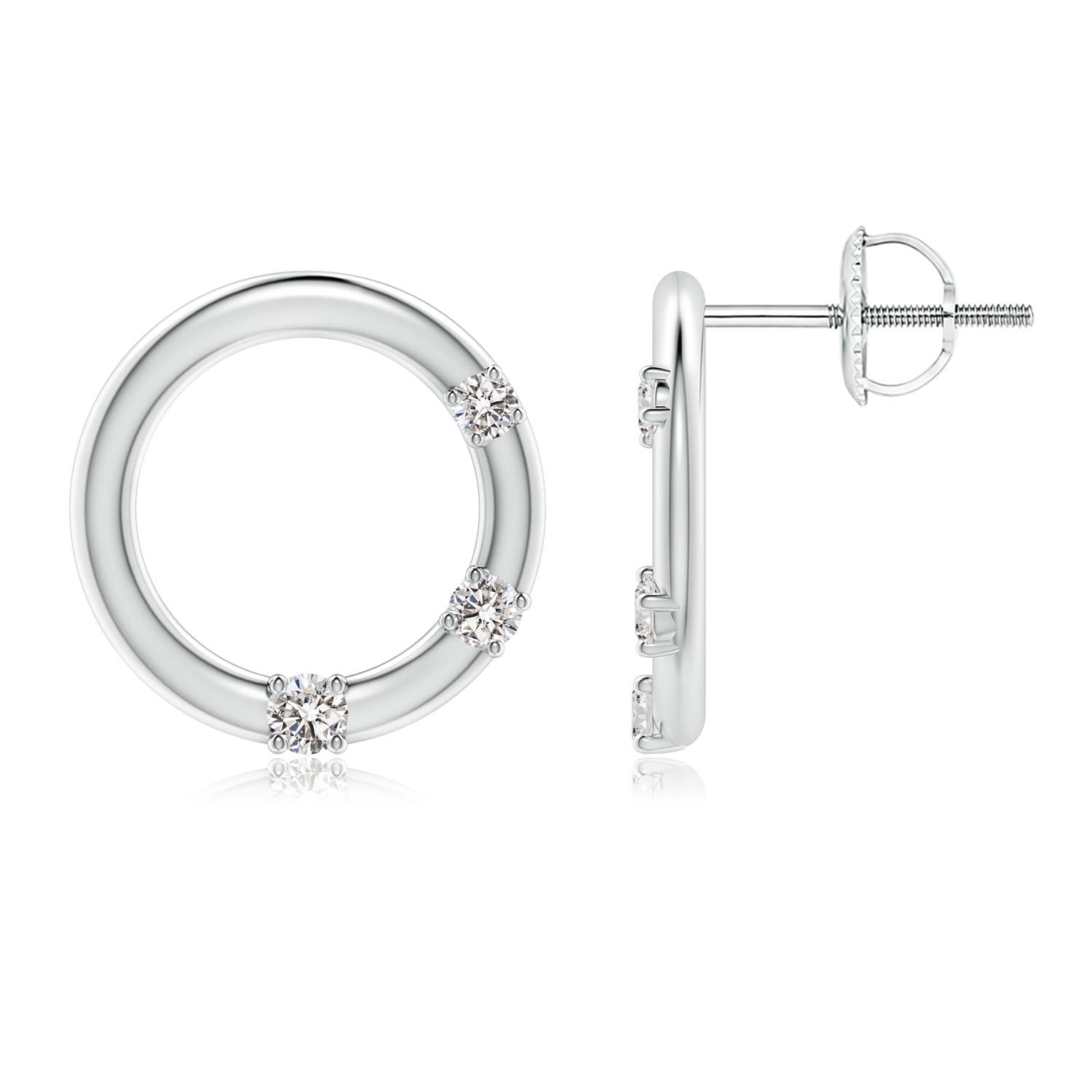 I-J, I1-I2 / 0.24 CT / 14 KT White Gold