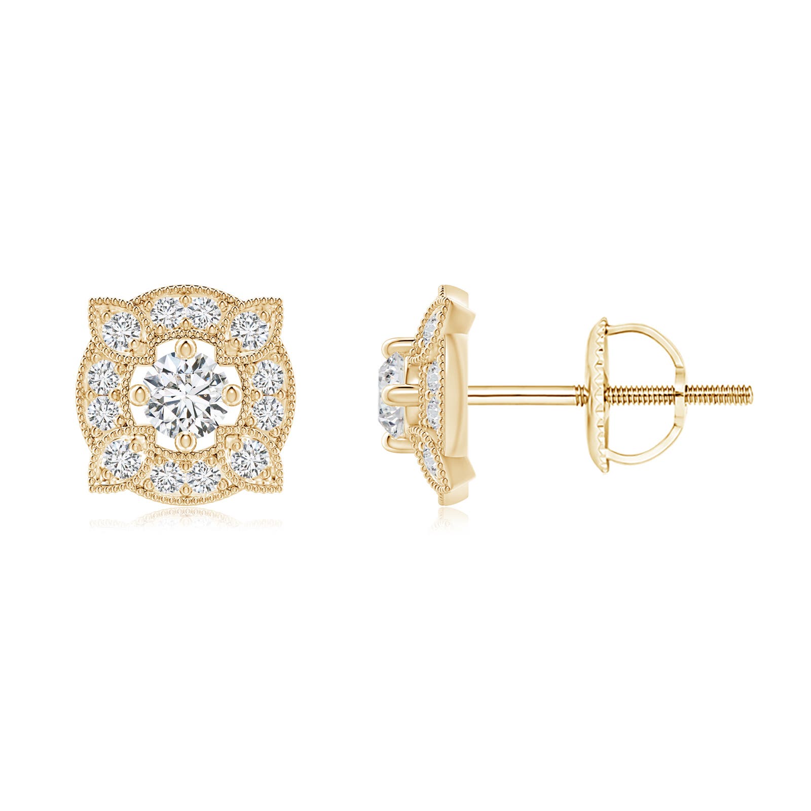 H, SI2 / 0.32 CT / 14 KT Yellow Gold