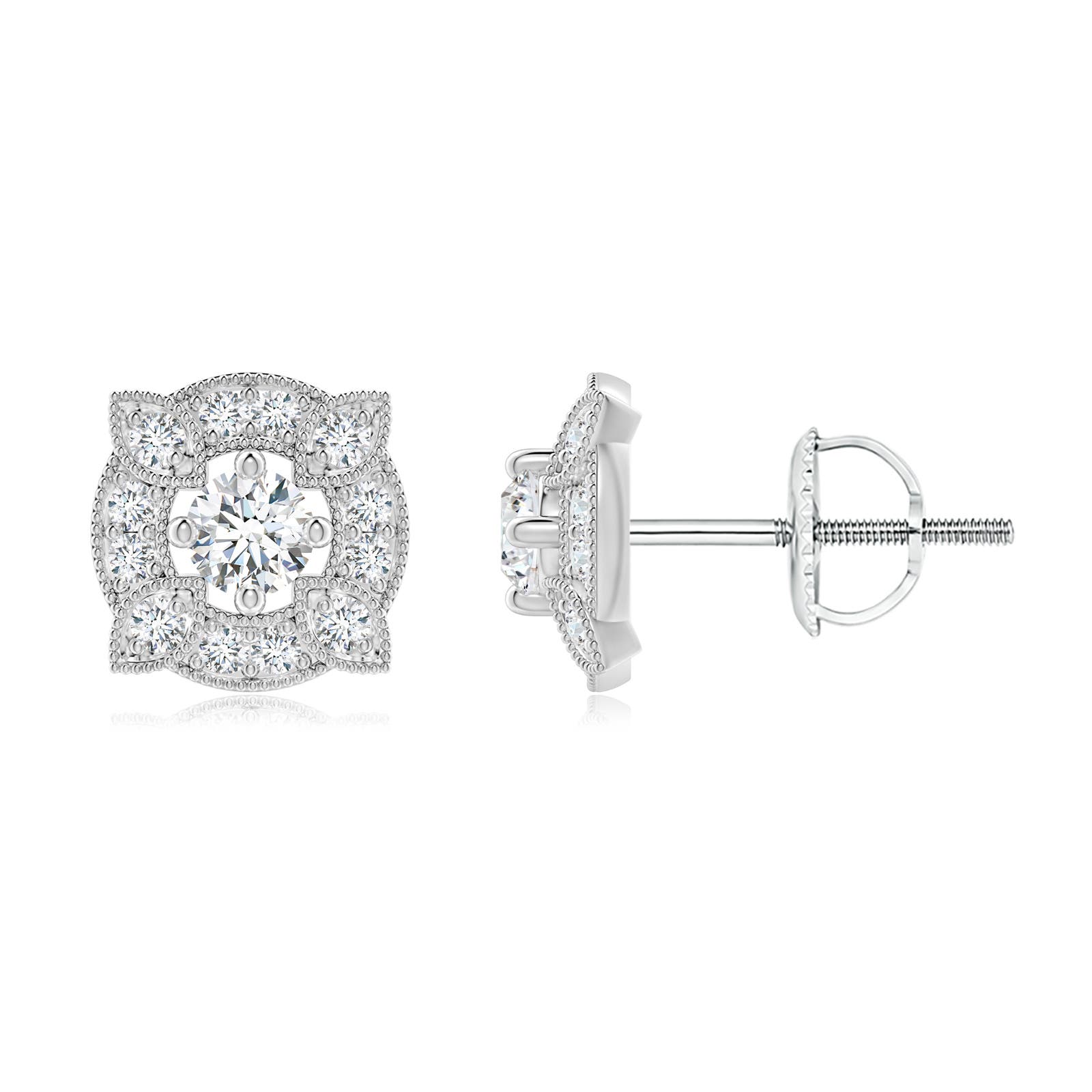 F-G, VS / 0.38 CT / 14 KT White Gold