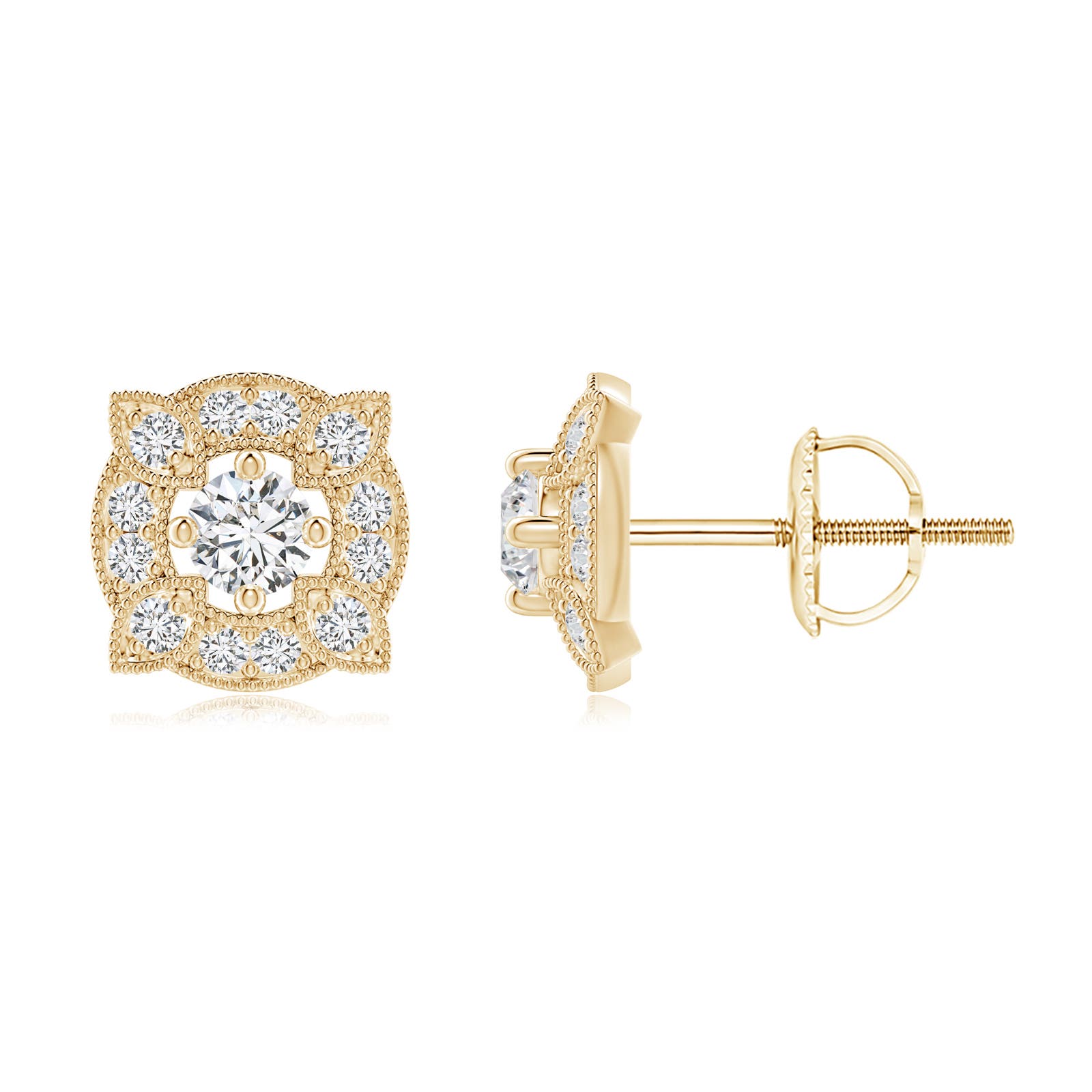 H, SI2 / 0.38 CT / 14 KT Yellow Gold