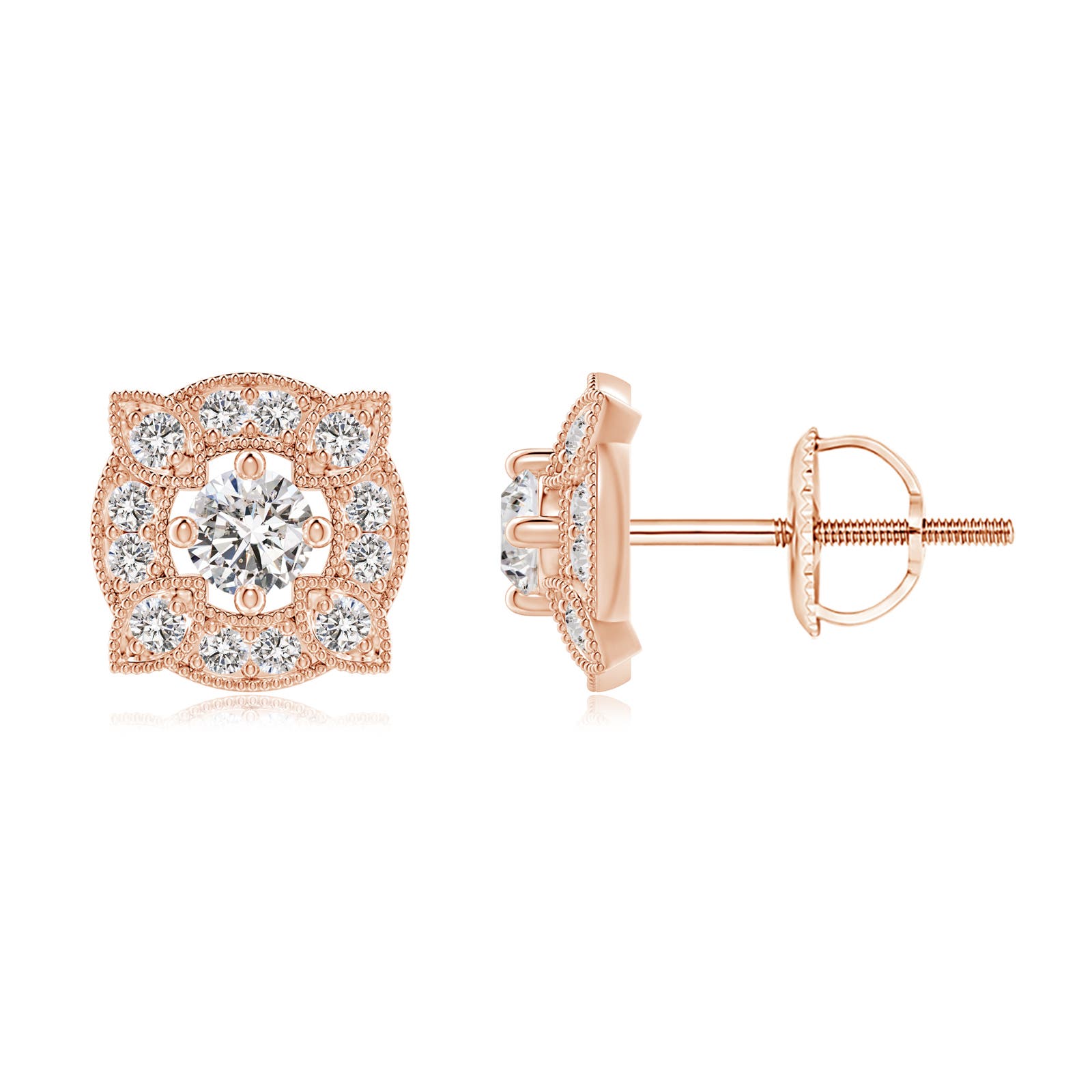 I-J, I1-I2 / 0.38 CT / 14 KT Rose Gold