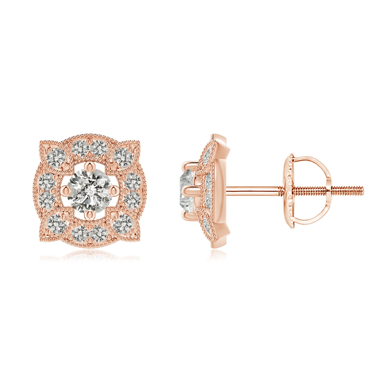 K, I3 / 0.38 CT / 14 KT Rose Gold