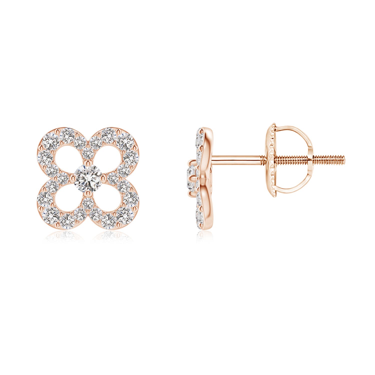 I-J, I1-I2 / 0.38 CT / 14 KT Rose Gold