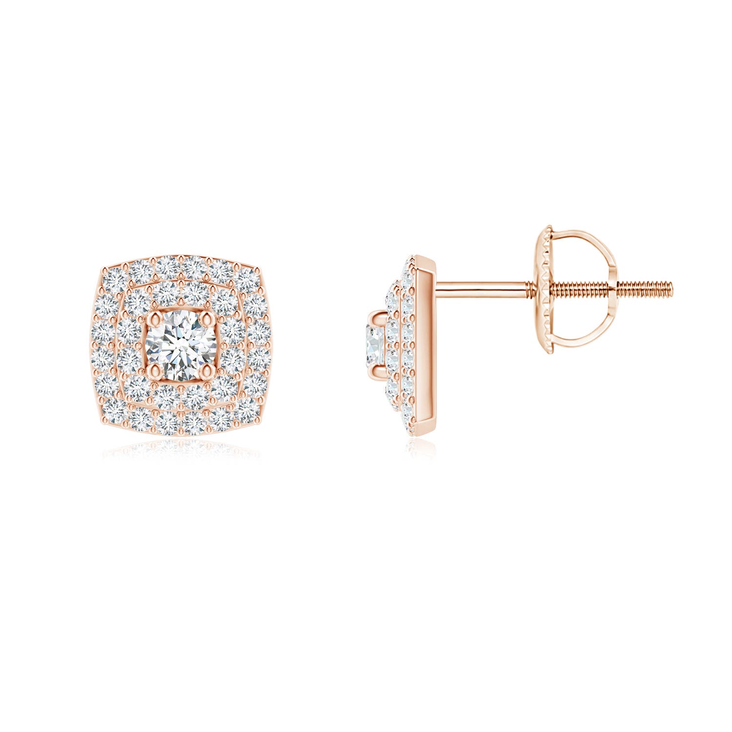 F-G, VS / 0.52 CT / 14 KT Rose Gold