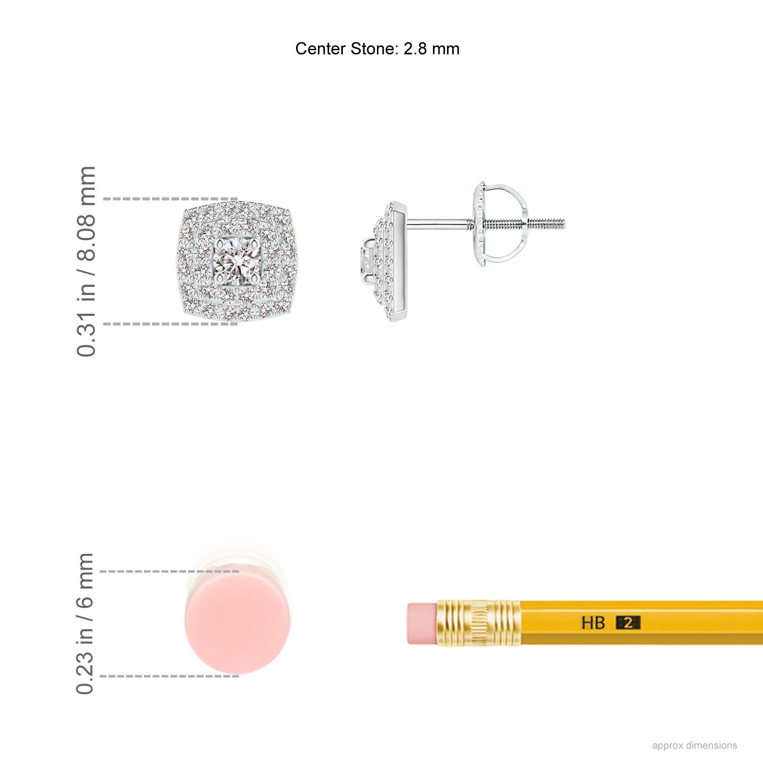 I-J, I1-I2 / 0.52 CT / 14 KT White Gold