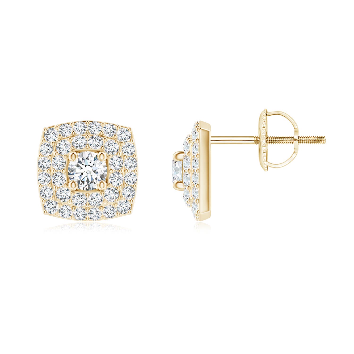 F-G, VS / 0.68 CT / 14 KT Yellow Gold