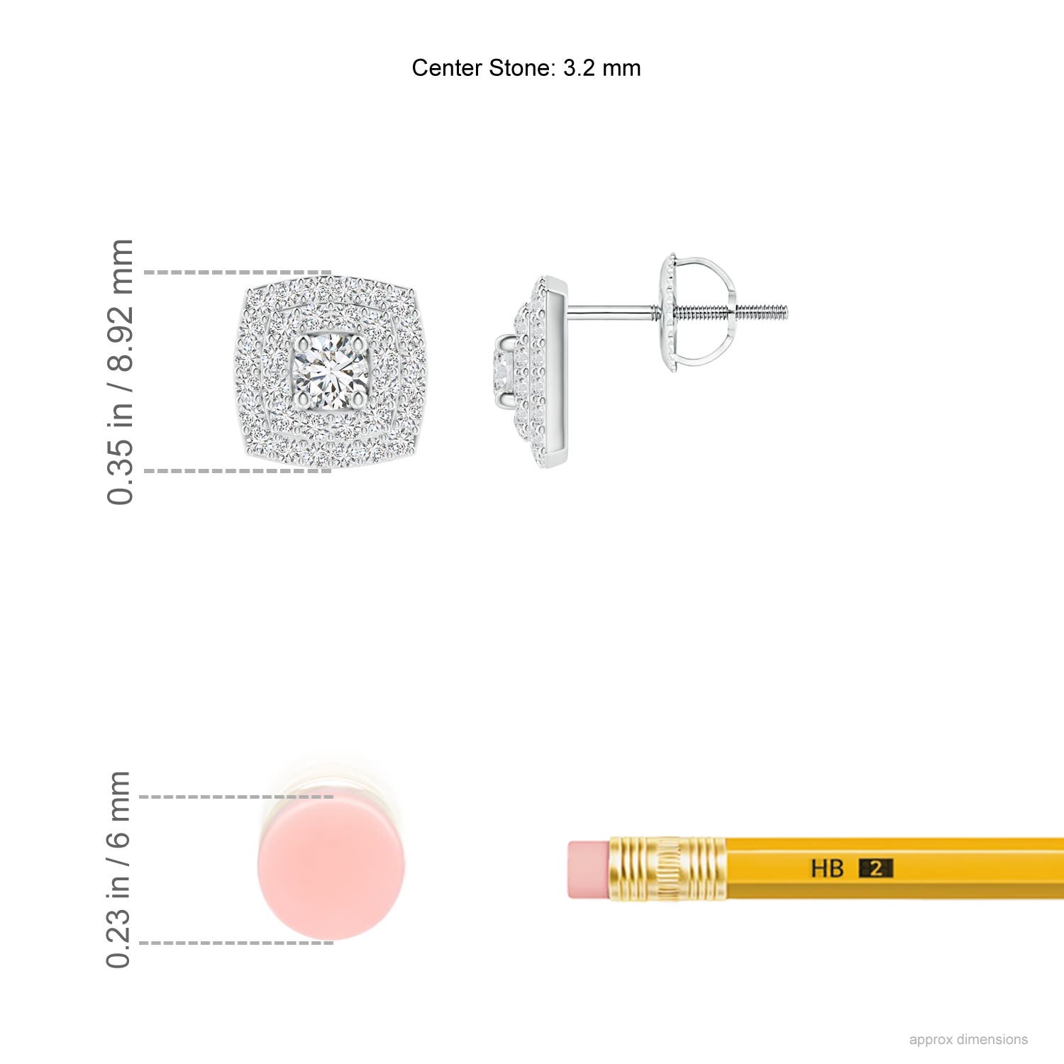 H, SI2 / 0.68 CT / 14 KT White Gold