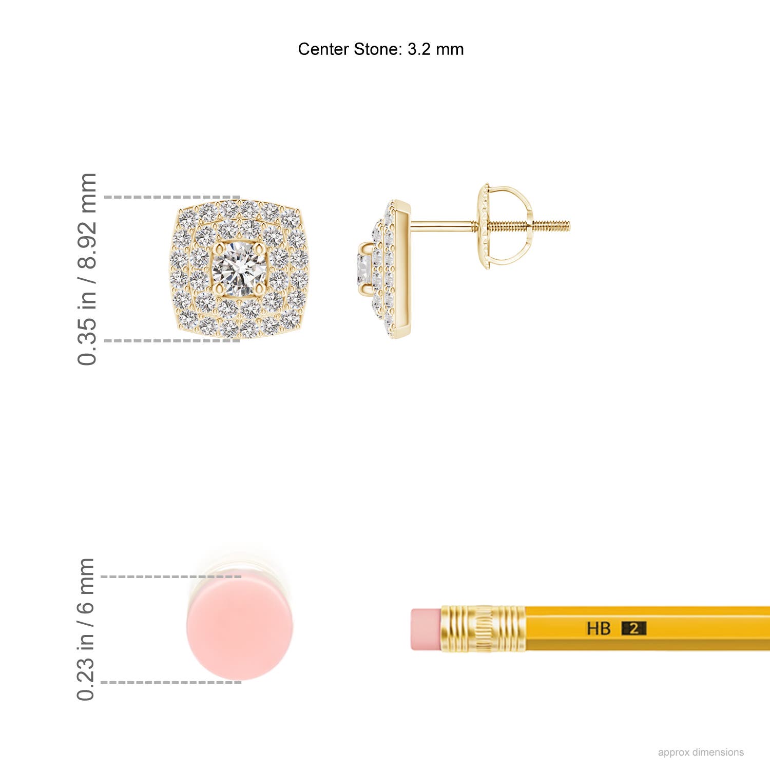 I-J, I1-I2 / 0.68 CT / 14 KT Yellow Gold