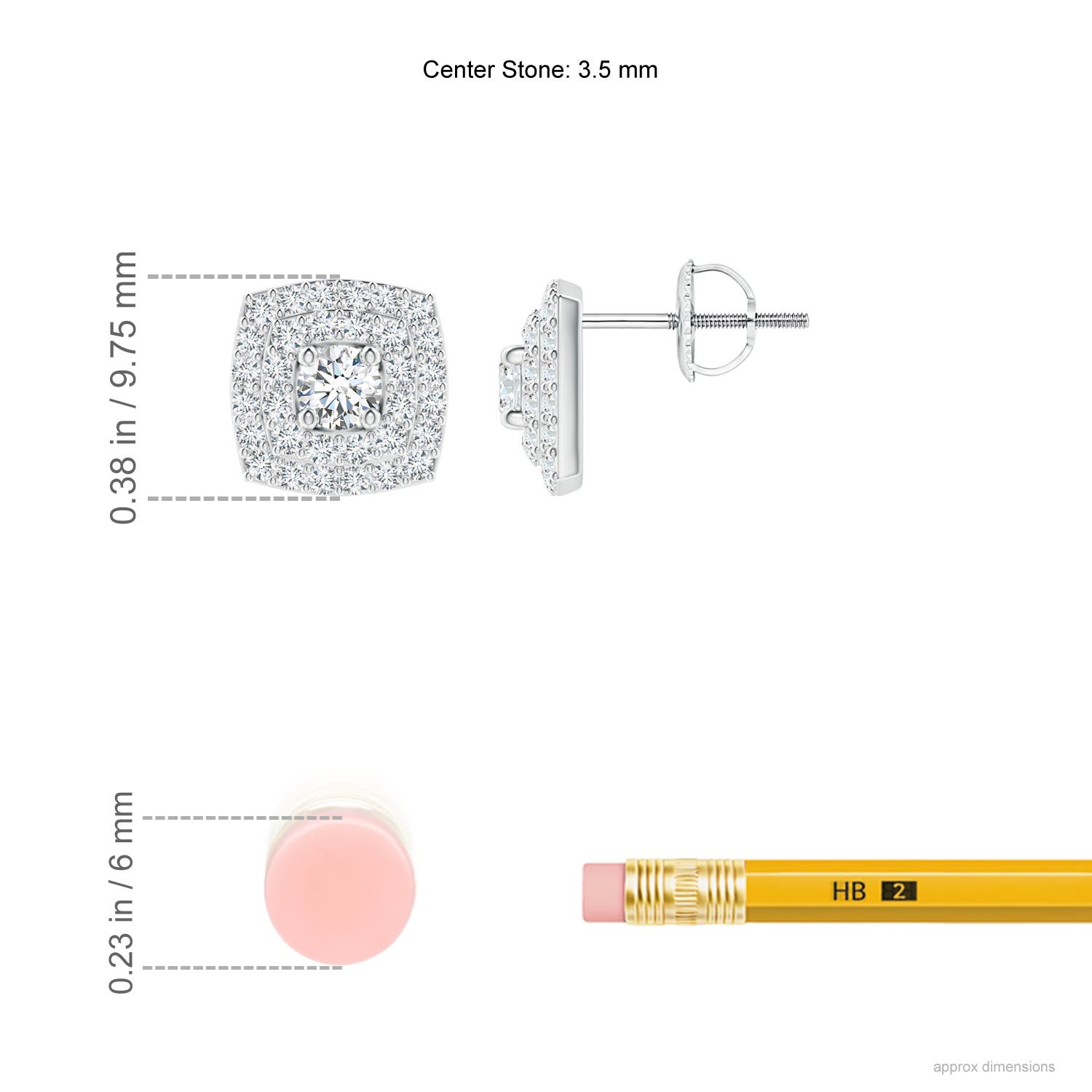 F-G, VS / 0.88 CT / 14 KT White Gold