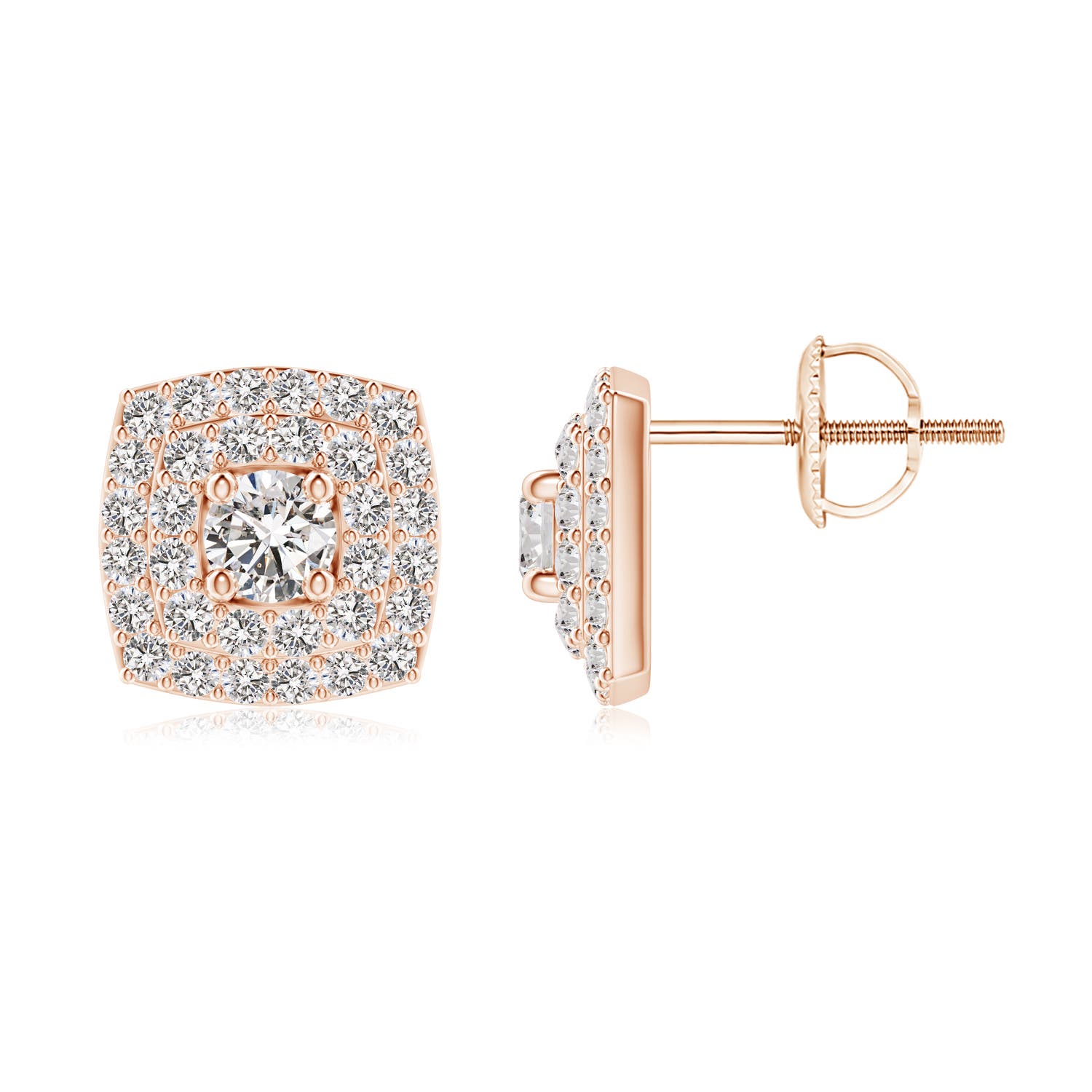 I-J, I1-I2 / 0.88 CT / 14 KT Rose Gold