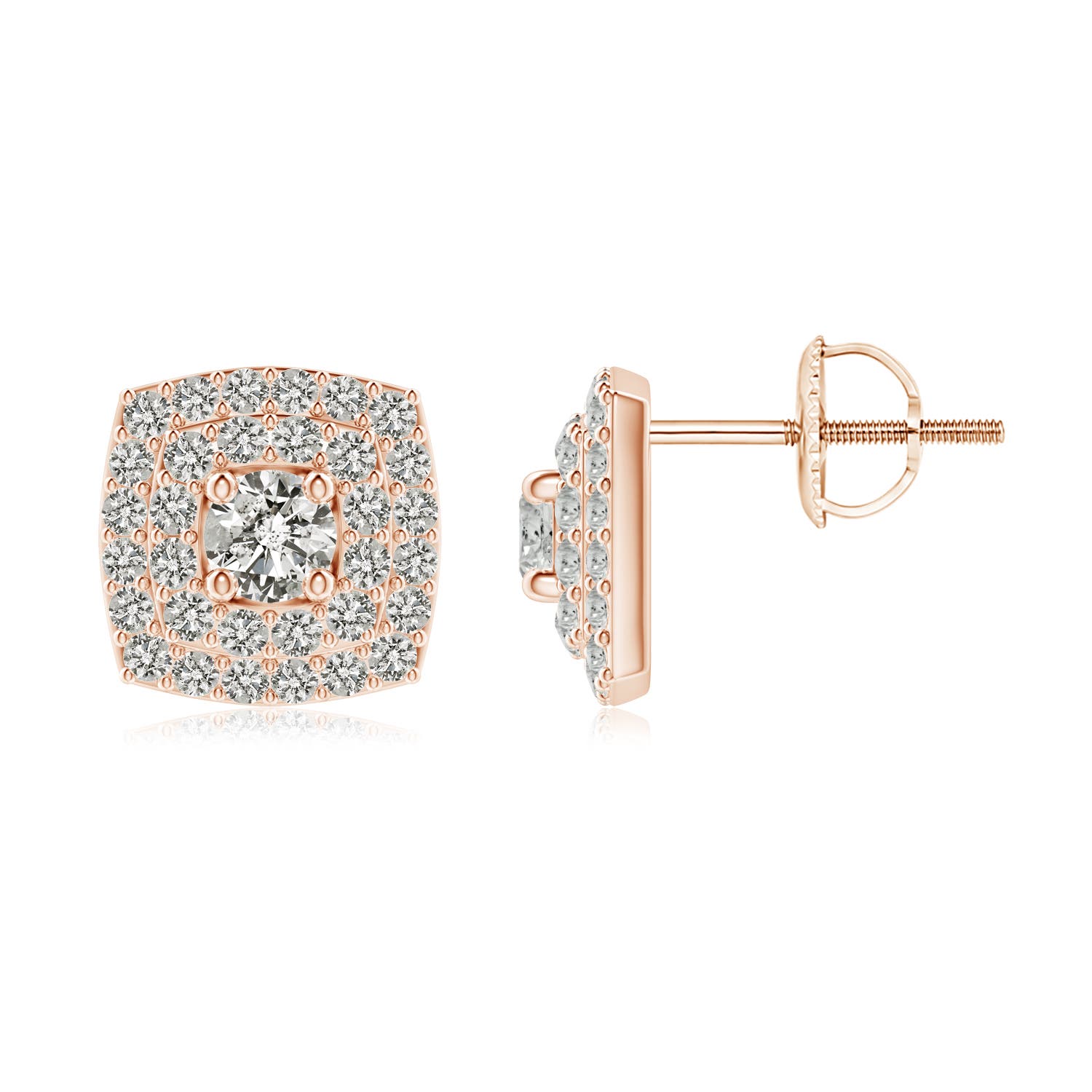 K, I3 / 0.88 CT / 14 KT Rose Gold