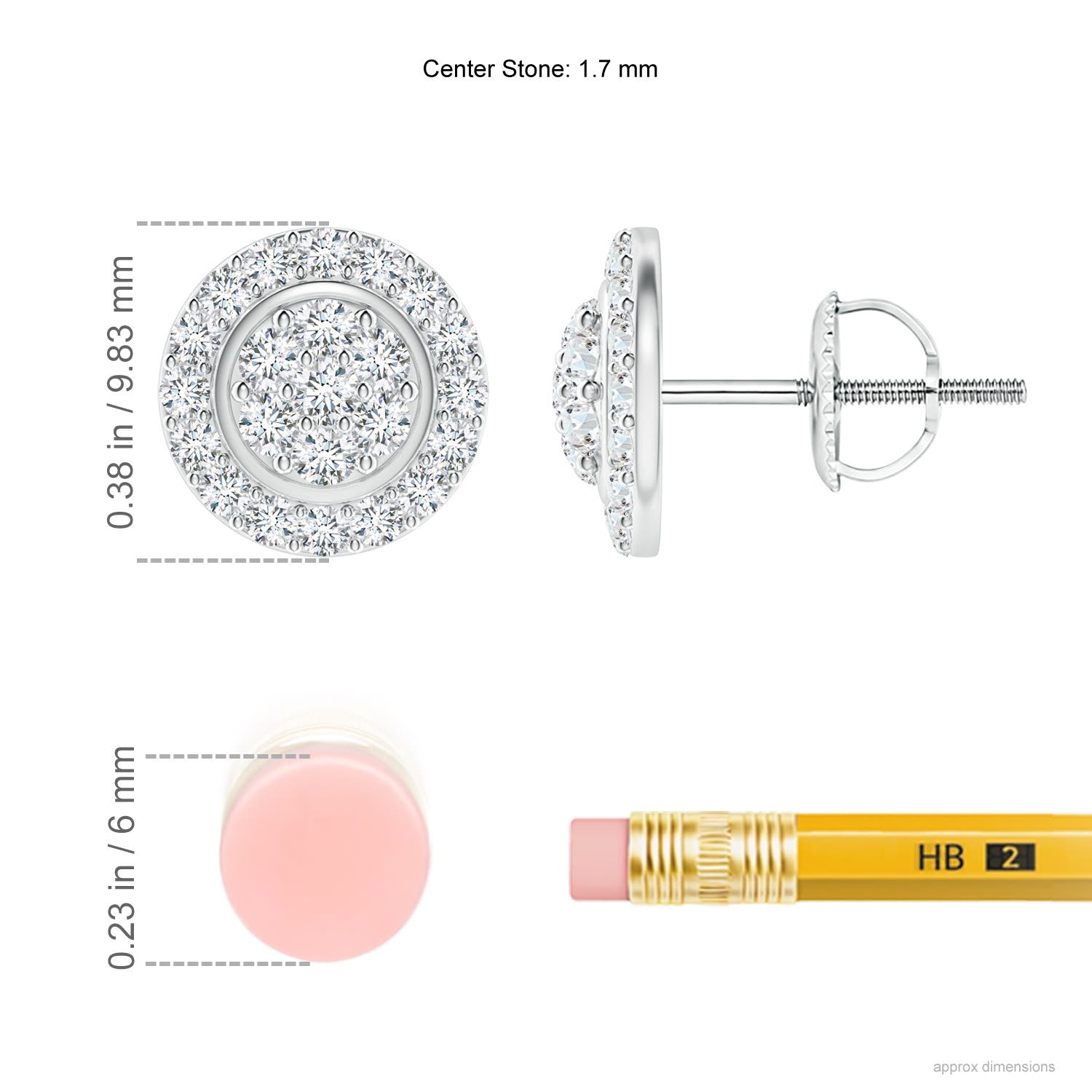 F-G, VS / 0.68 CT / 14 KT White Gold