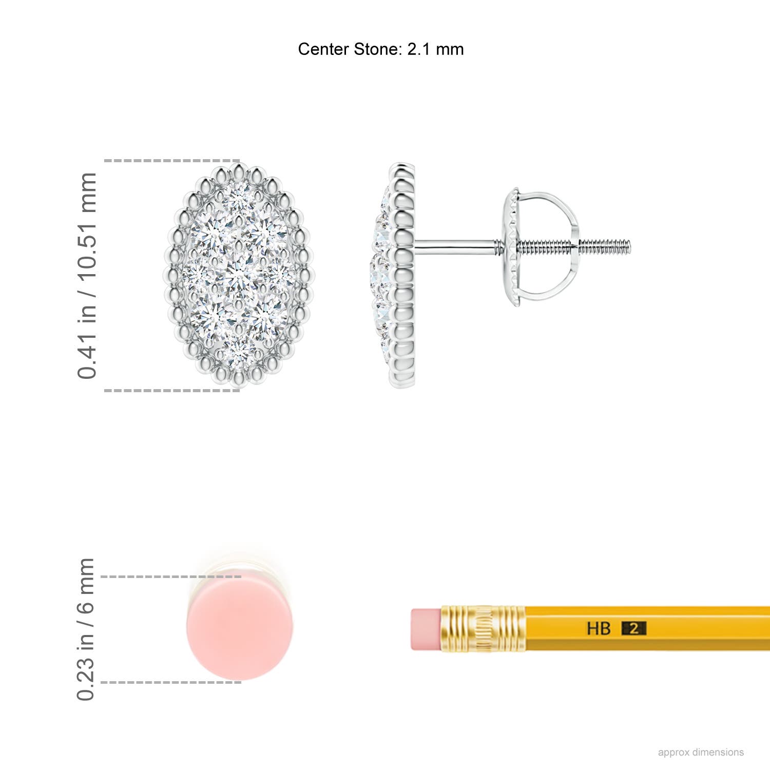 F-G, VS / 0.5 CT / 14 KT White Gold