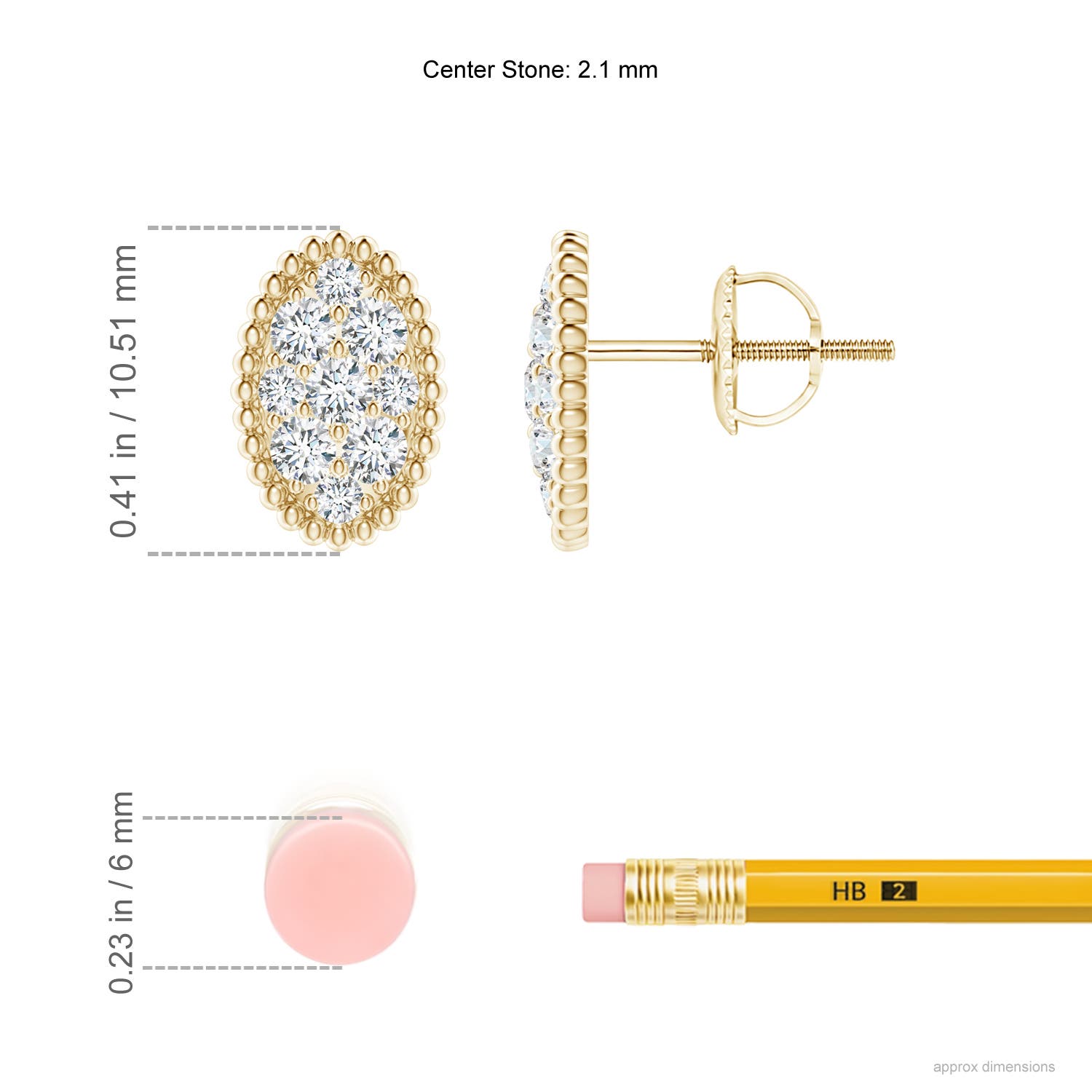 G, VS2 / 0.5 CT / 14 KT Yellow Gold