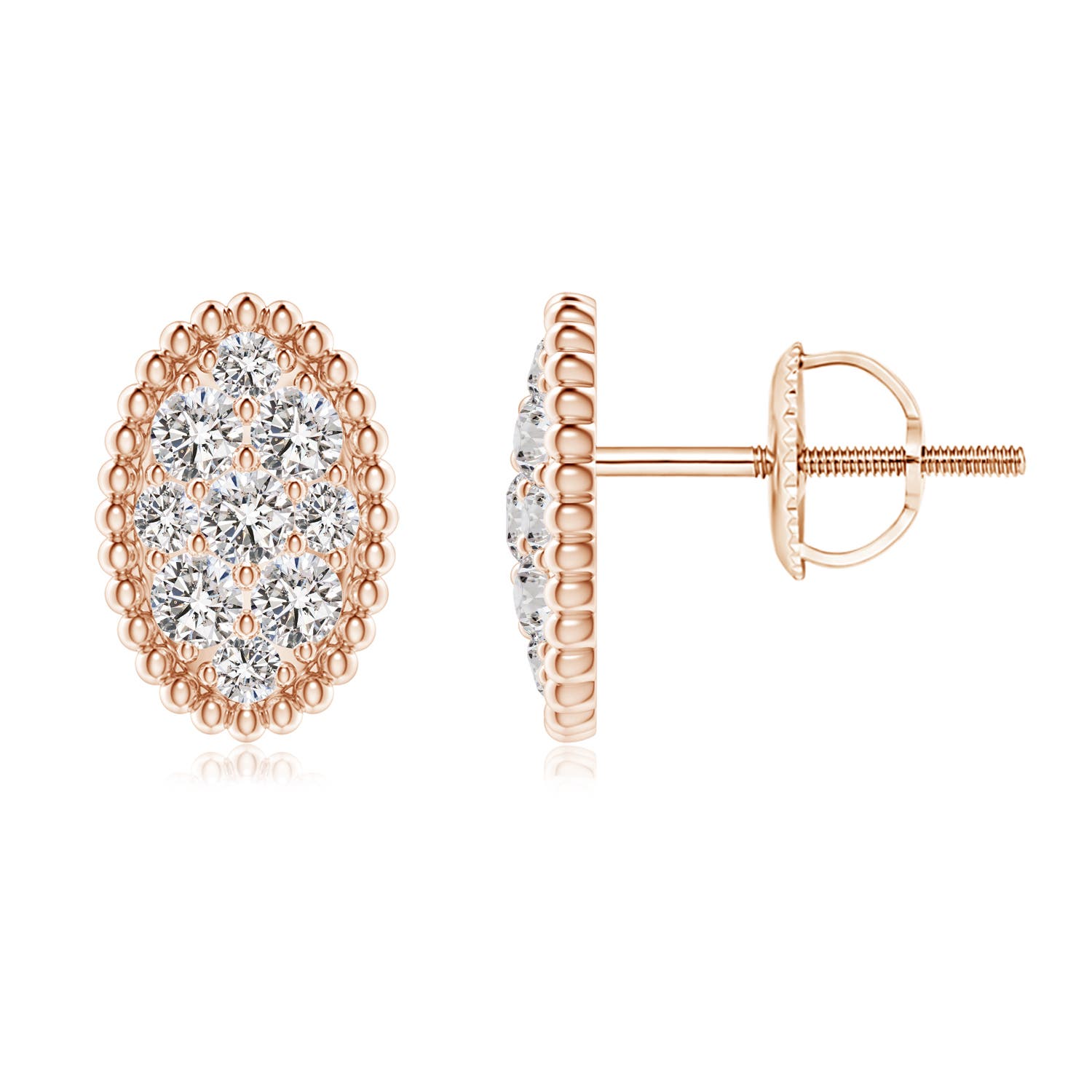 I-J, I1-I2 / 0.5 CT / 14 KT Rose Gold